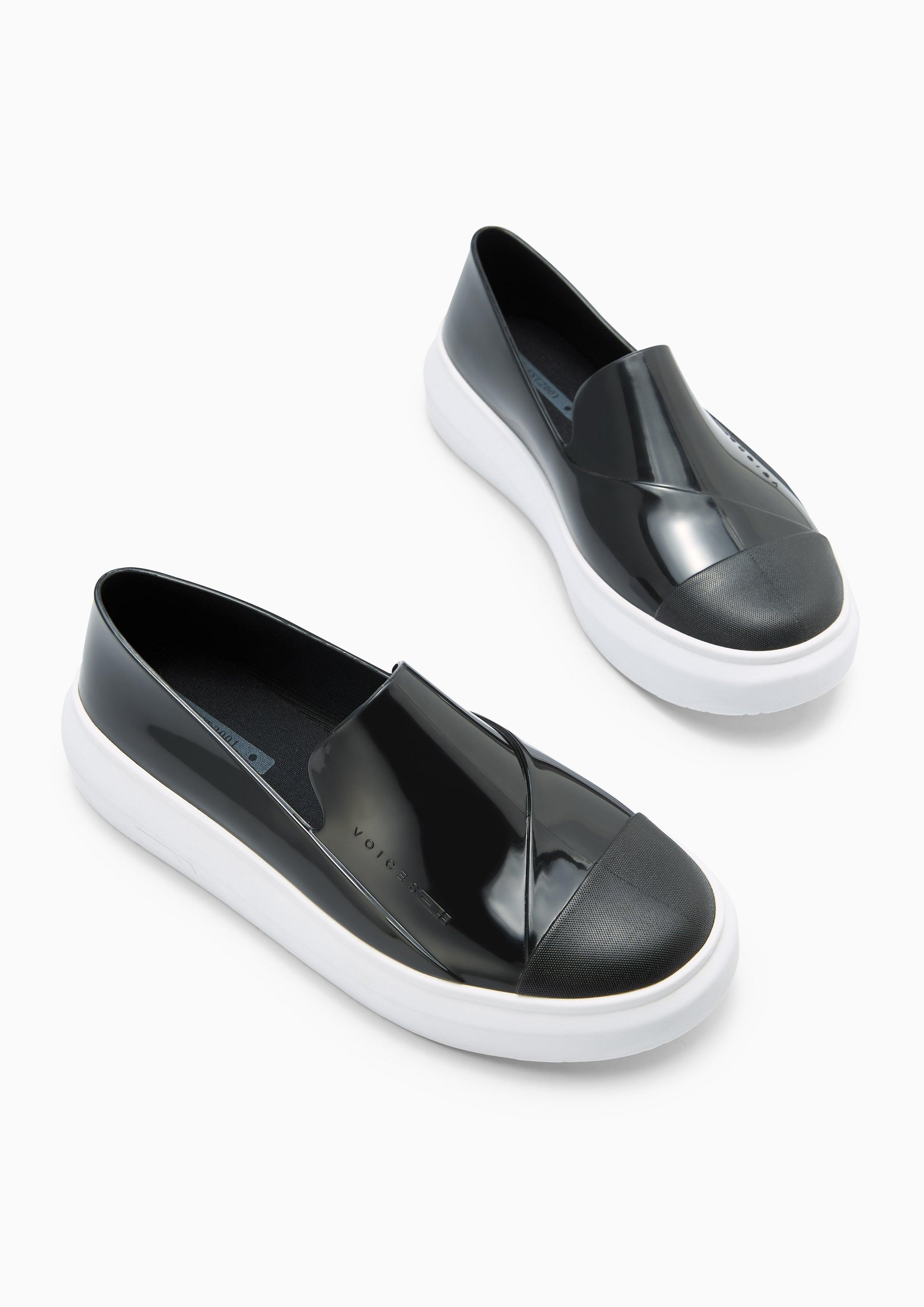 Bubble Gum Platform Loafers Black - Lyn TH