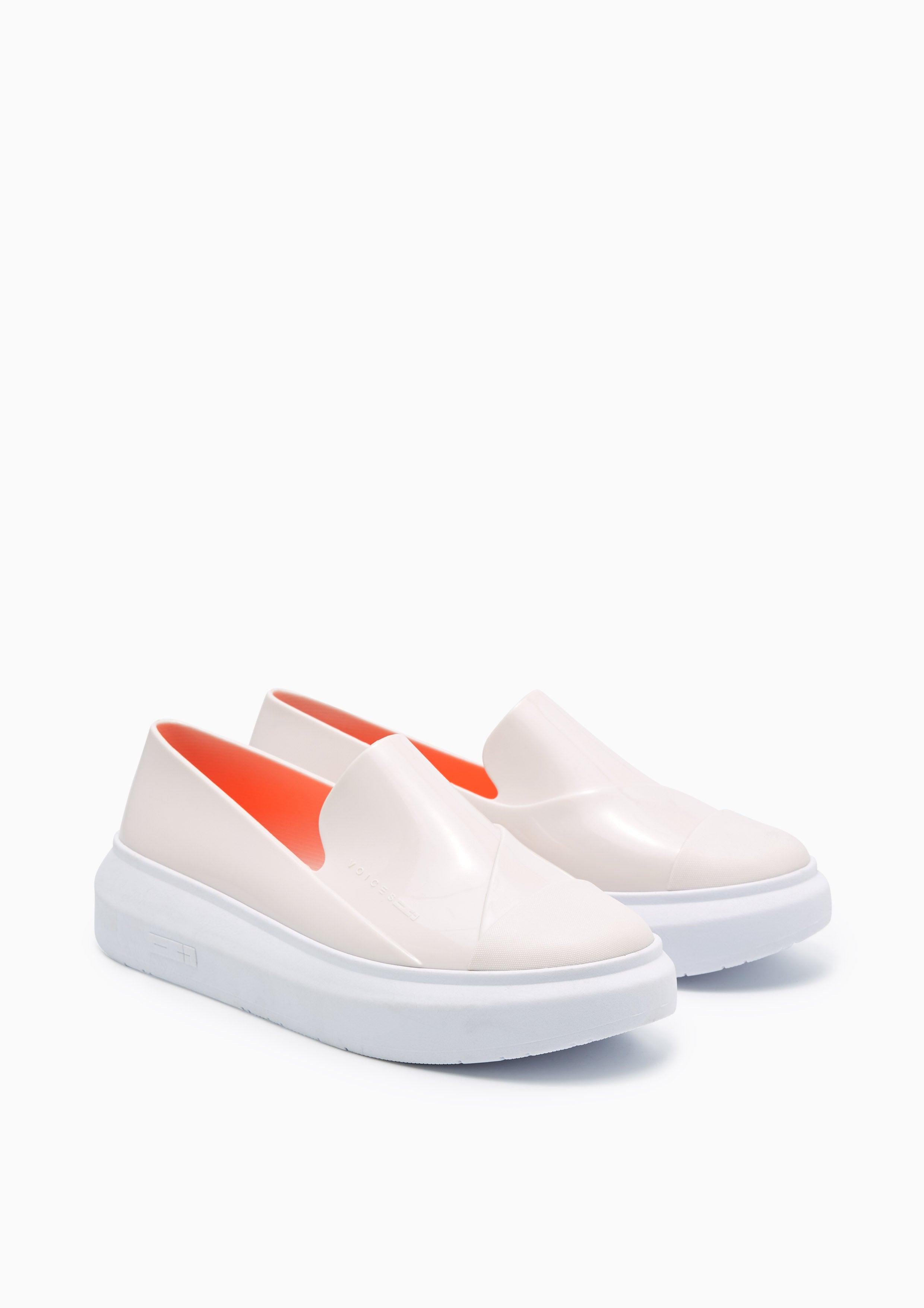 Bubble Gum Platform Loafers Off-White - Lyn TH