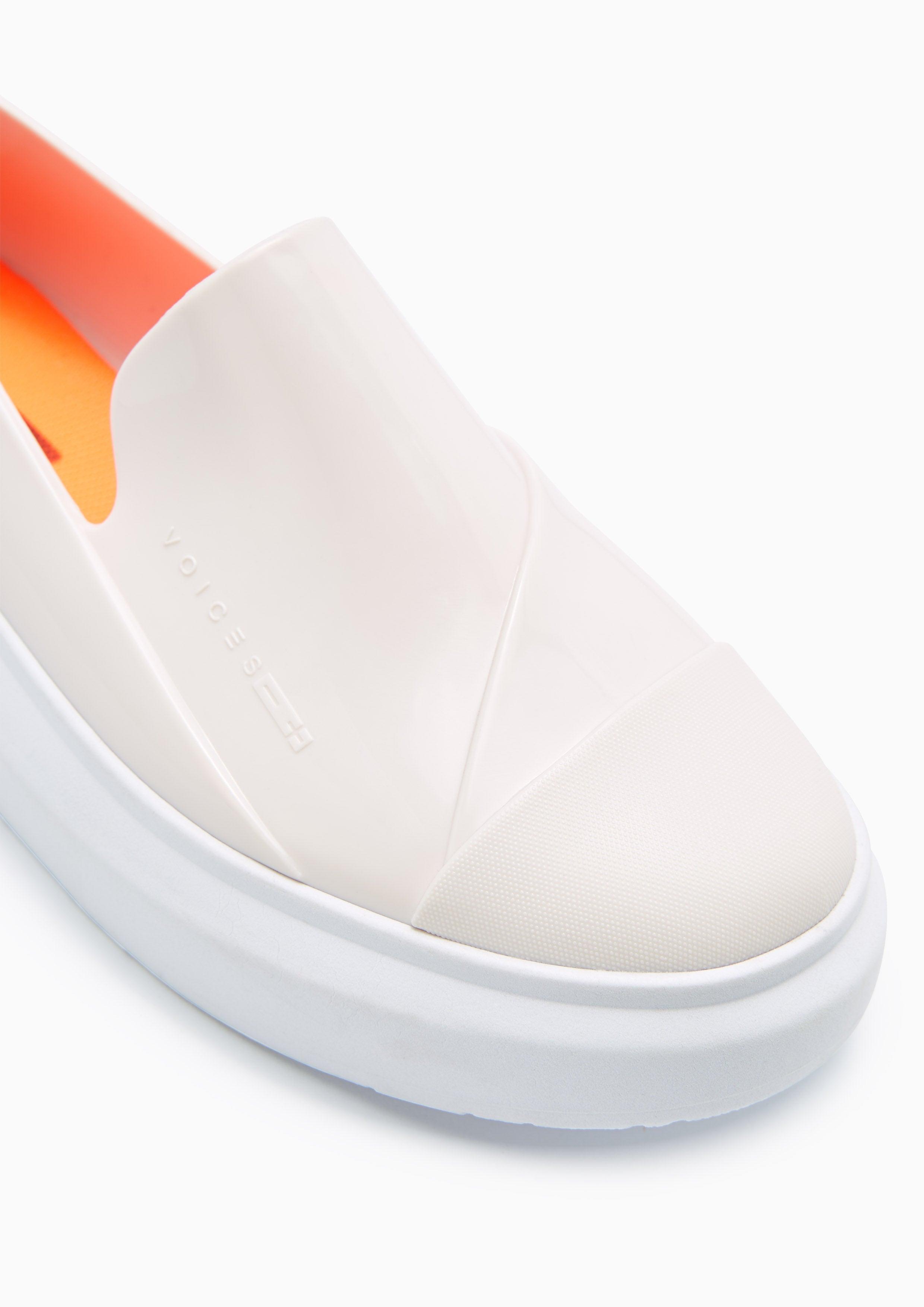 Bubble Gum Platform Loafers Off-White - Lyn TH