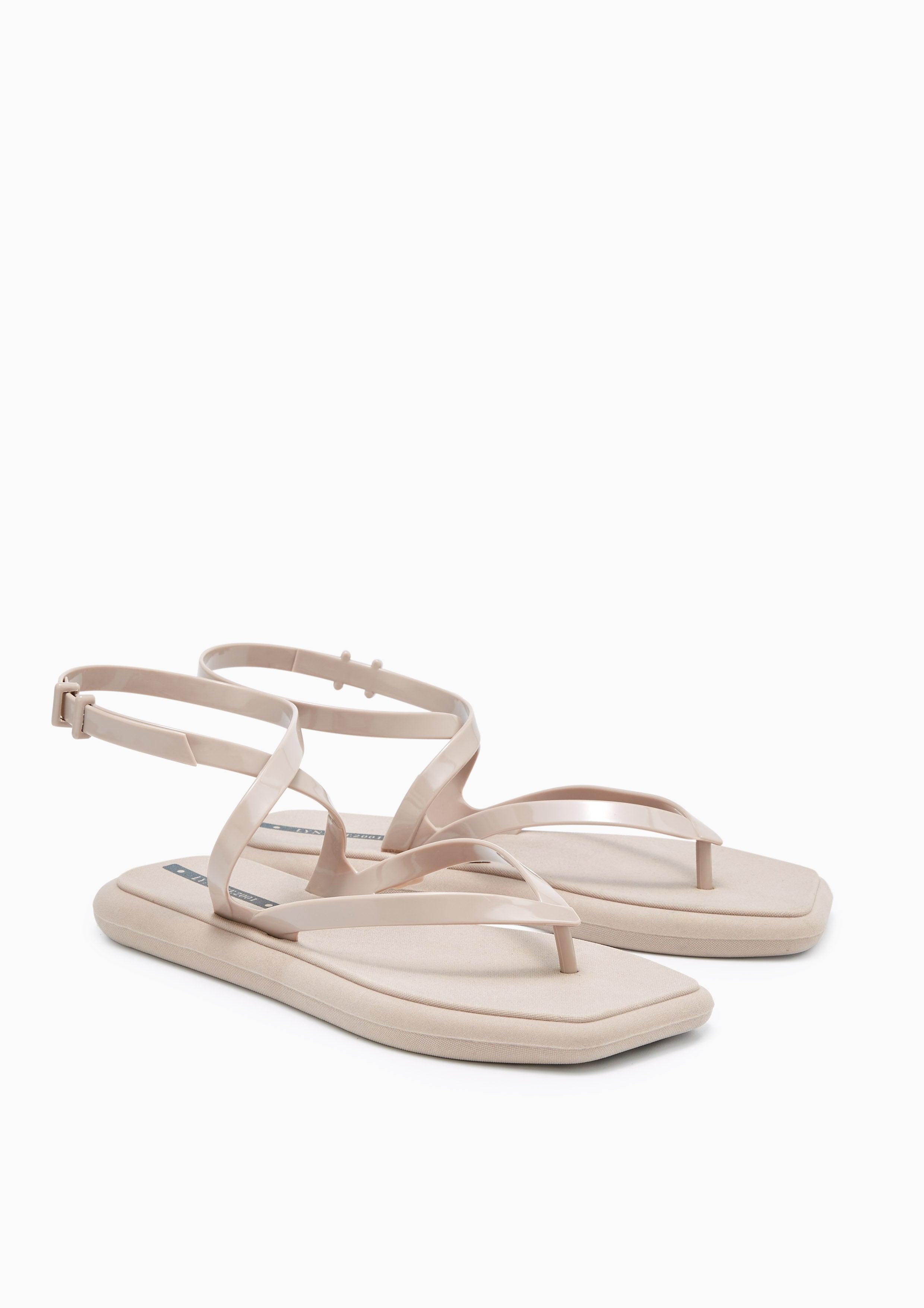 Brighten Flat Slingbacks Beige - Lyn TH