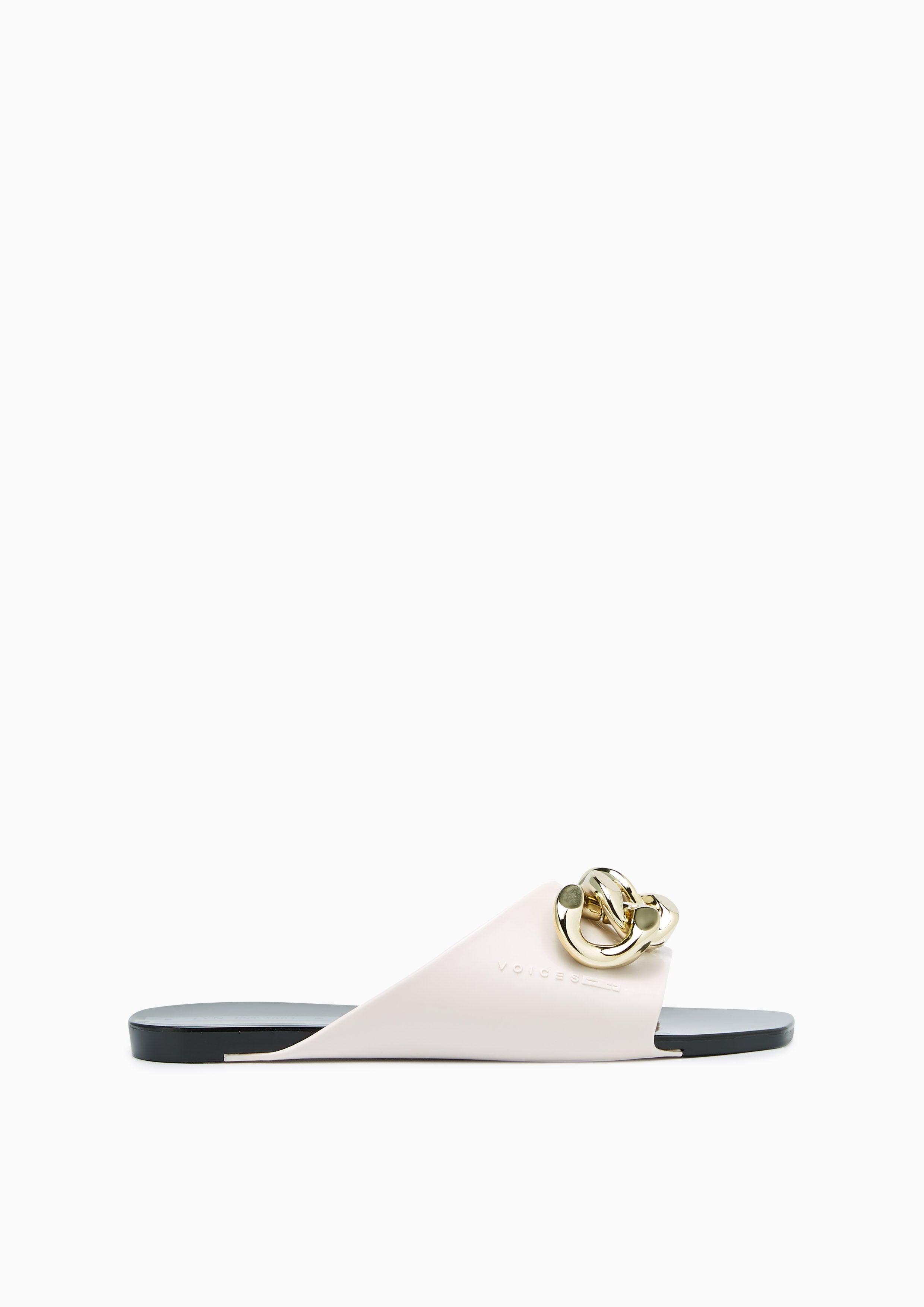 Bugloss Flat Sandals White - Lyn TH