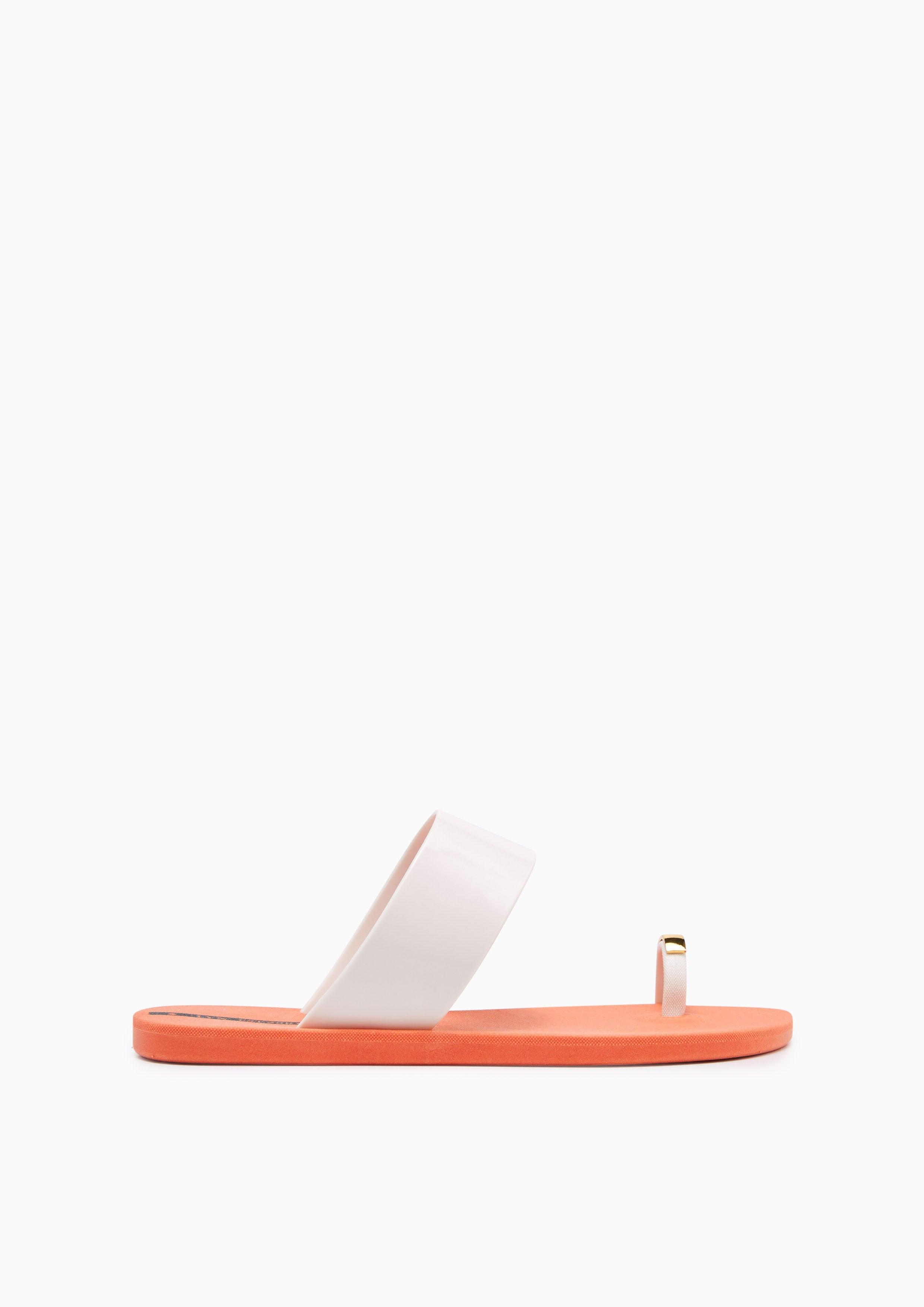 Byron Flat Sandals Orange - Lyn TH