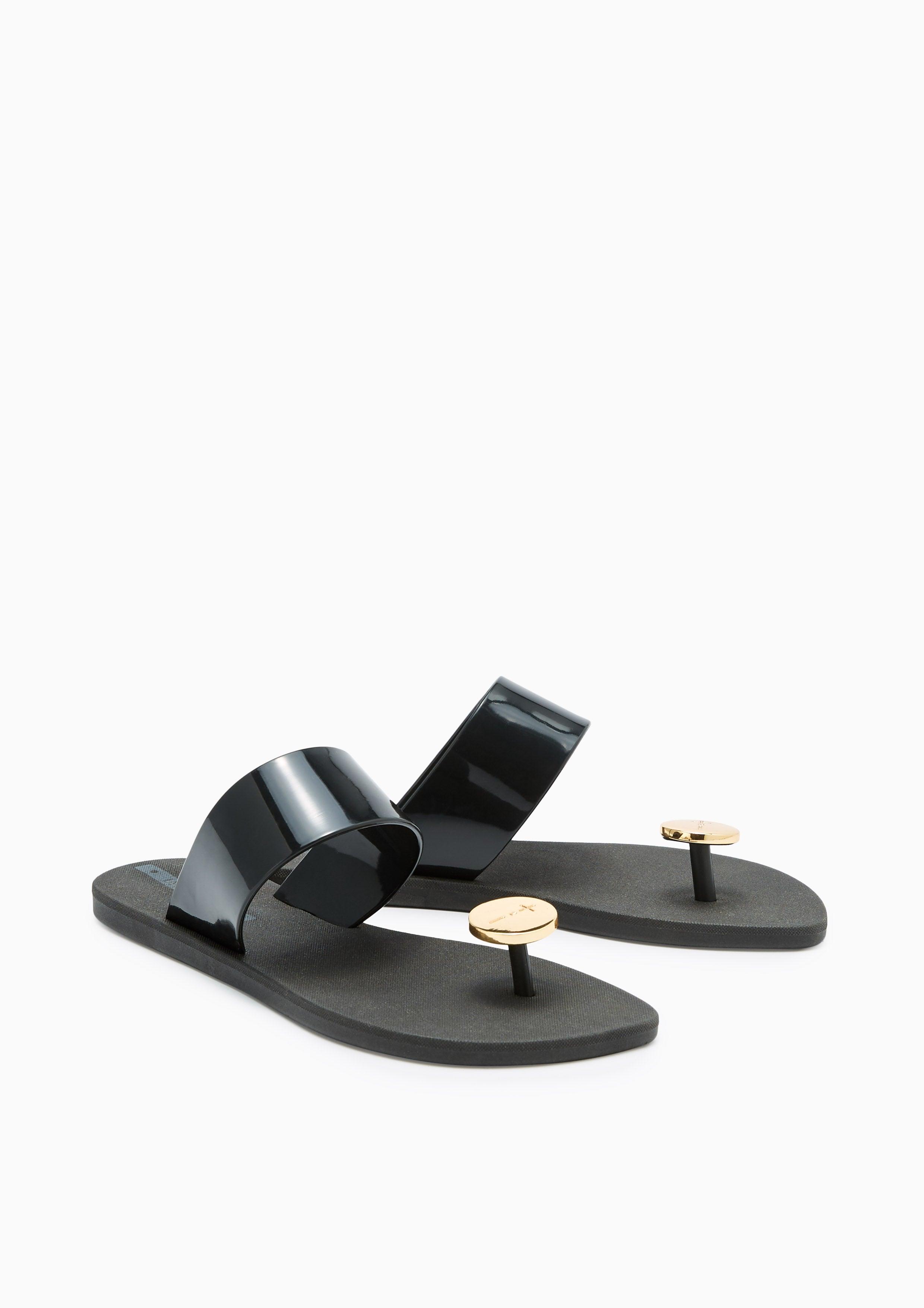 Bryony Flat Sandals Black - Lyn TH