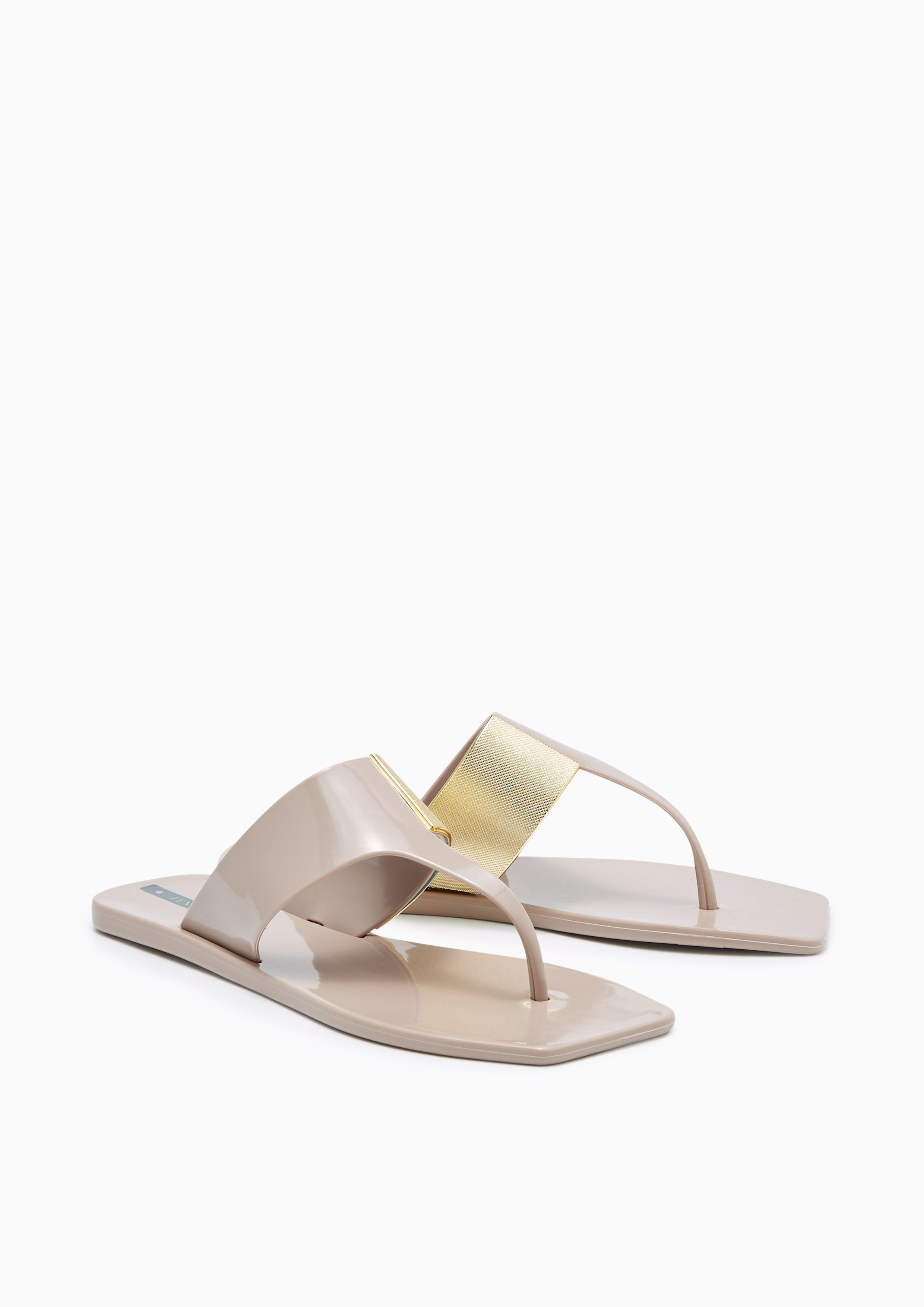 Balsam Flat Sandals Beige - Lyn TH