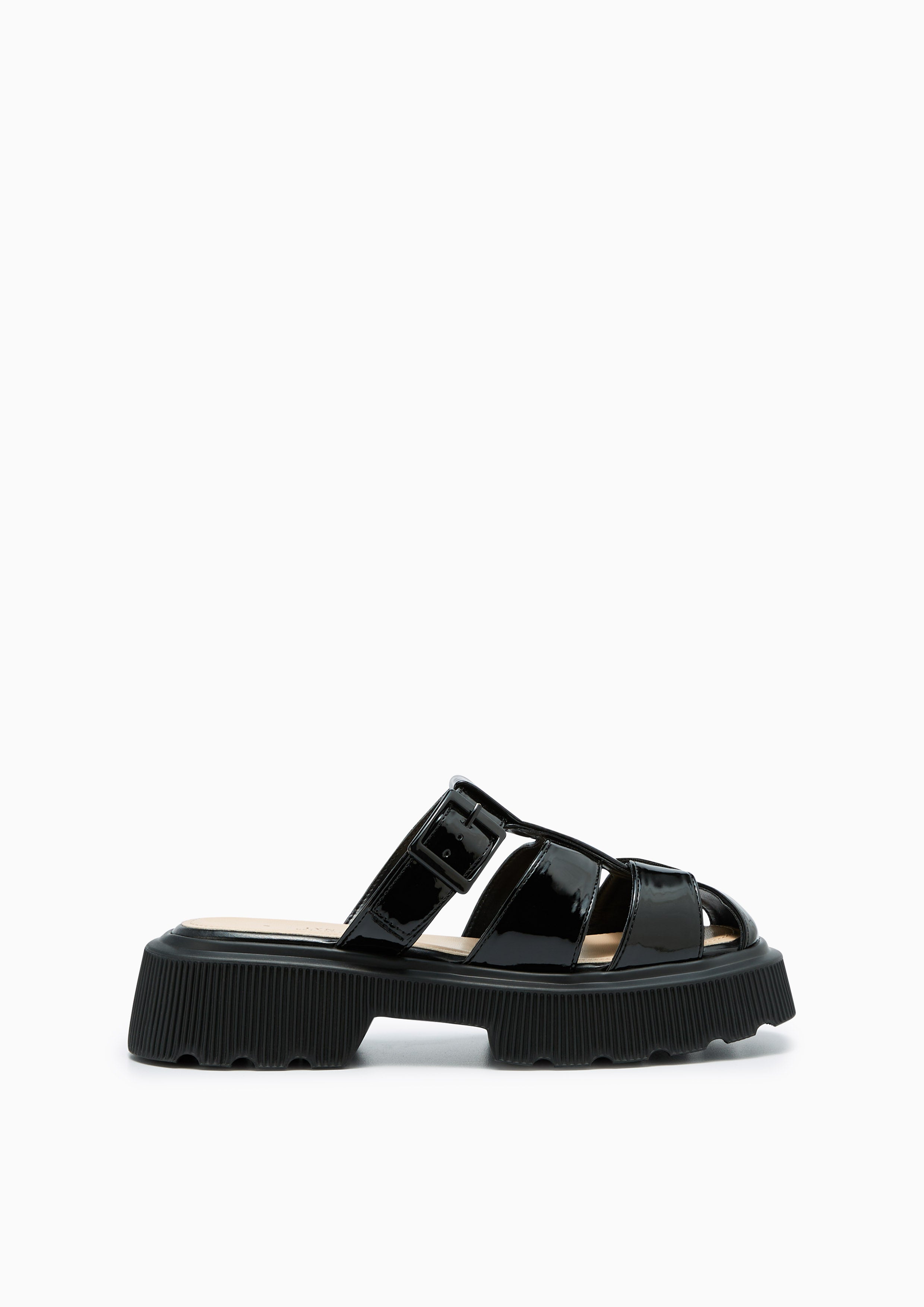 Bonny Platform Sandals Black - Lyn TH