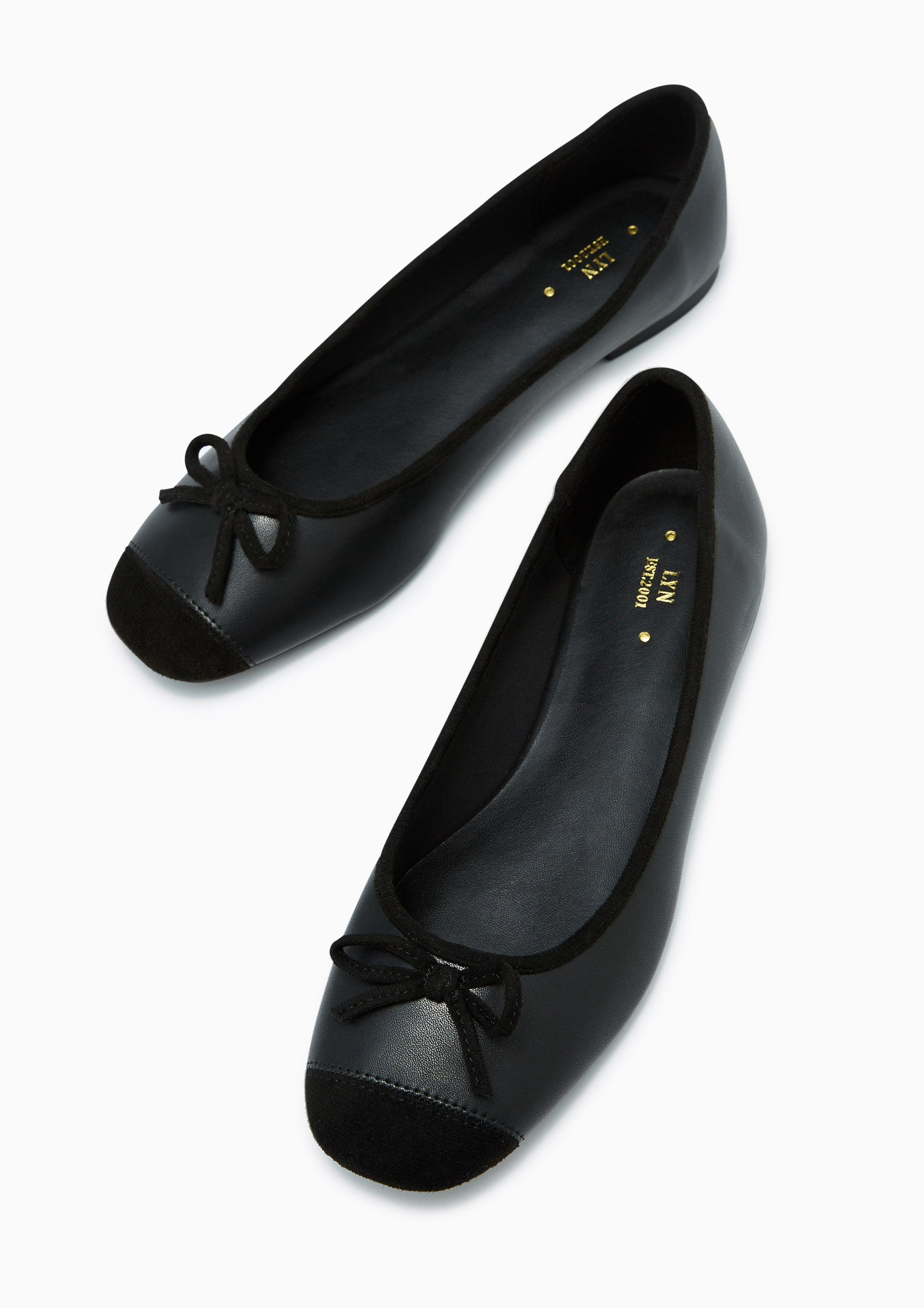 Barbette Ballerinas Black - Lyn TH