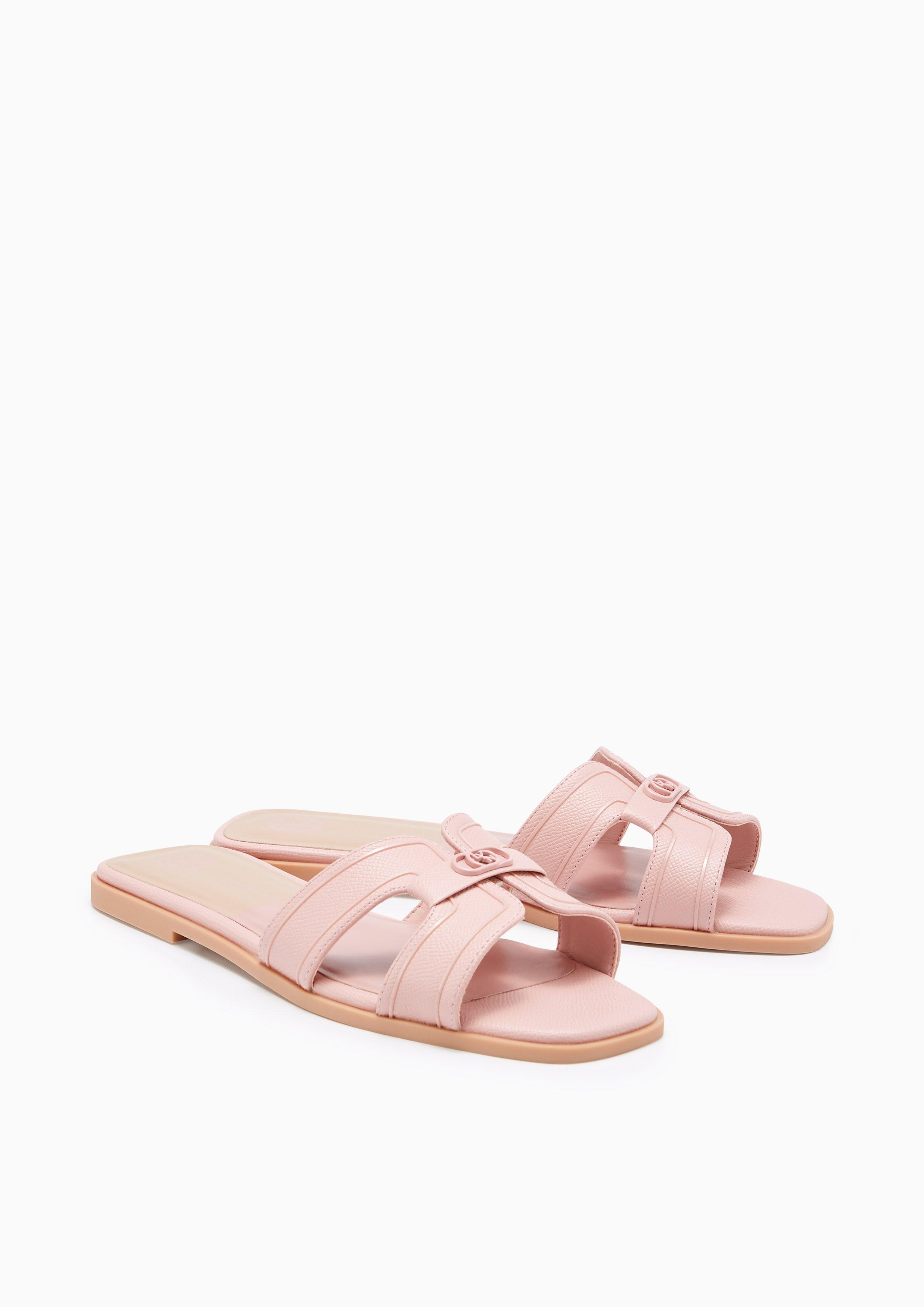 Hey Monotone Flat Sandals Pink - Lyn TH