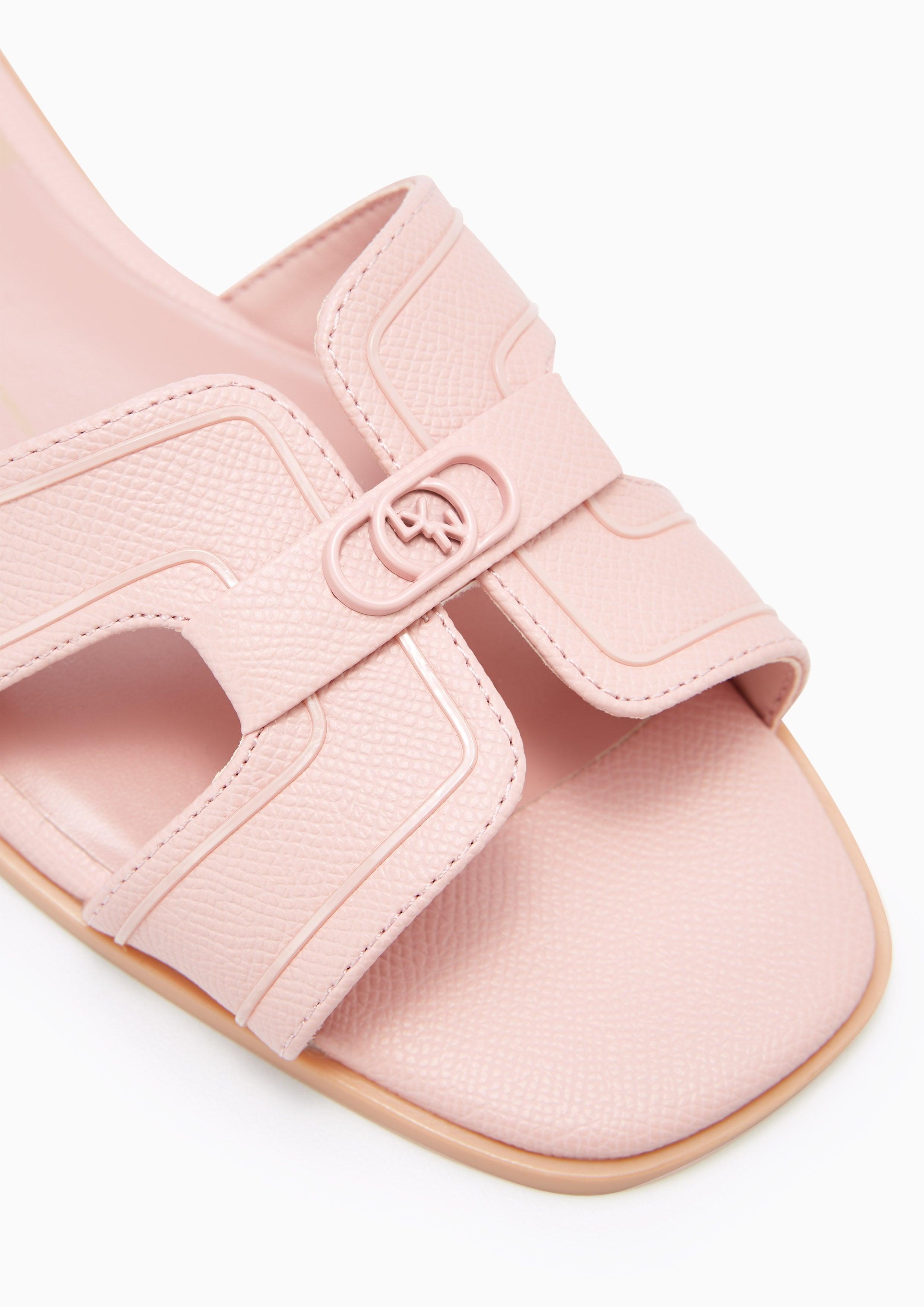 Hey Monotone Flat Sandals Pink - Lyn TH