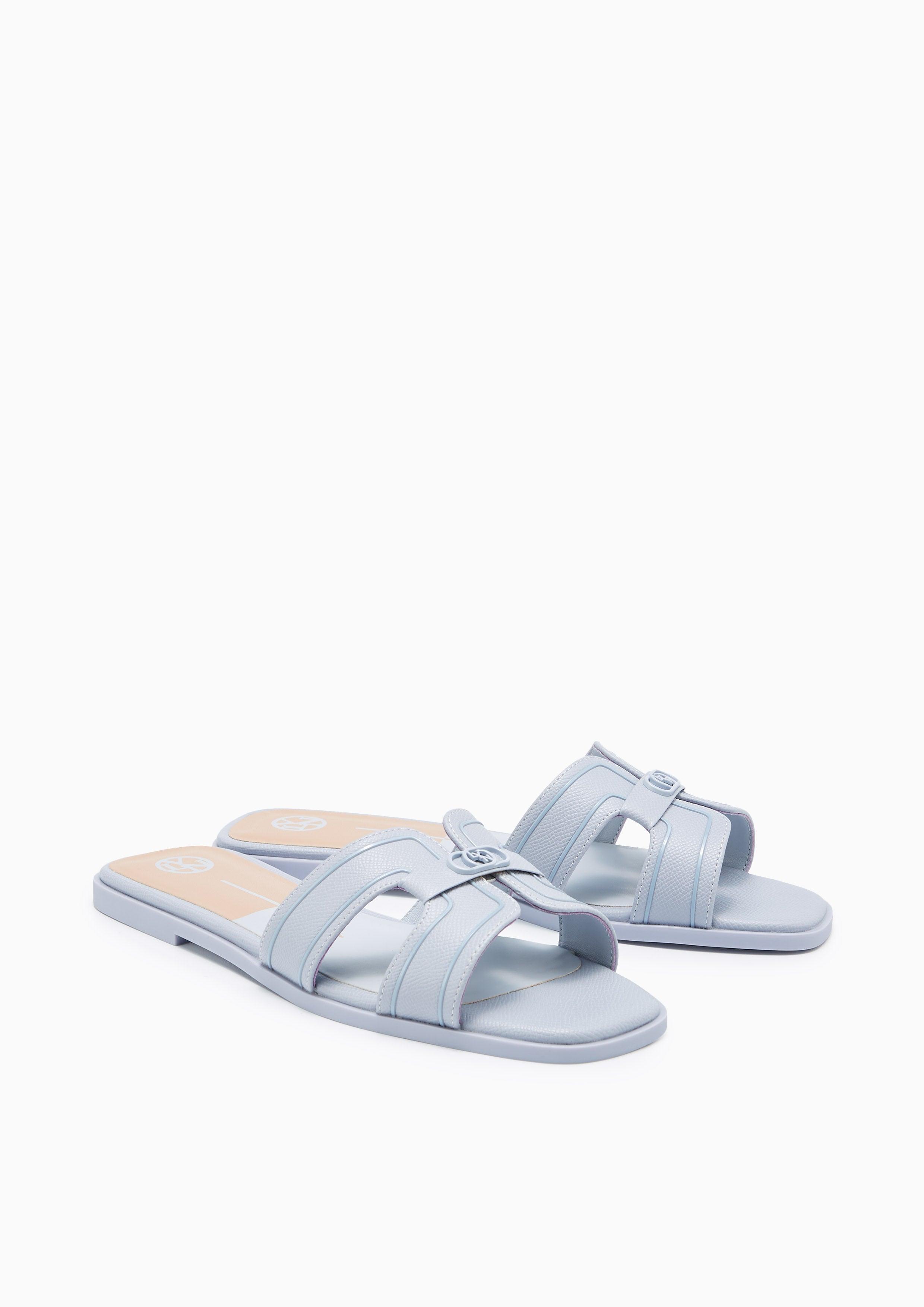 Hey Monotone Flat Sandals Purple - Lyn TH