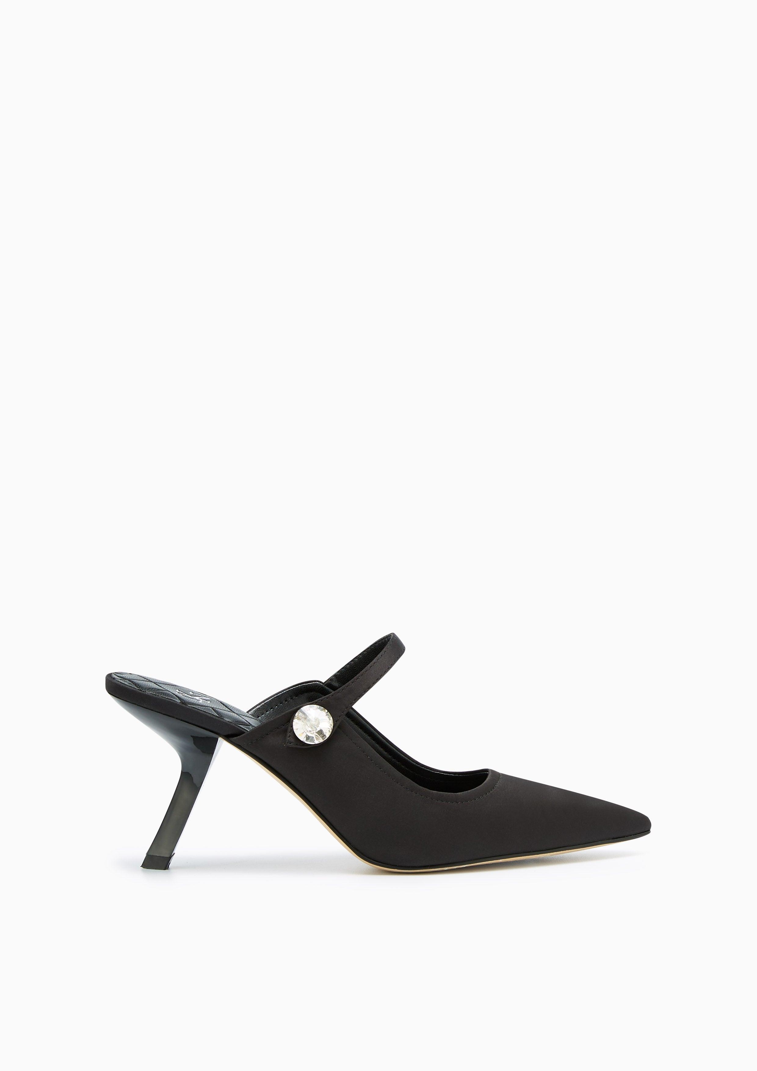 Pilar Mid Heel Pumps Black - Lyn TH