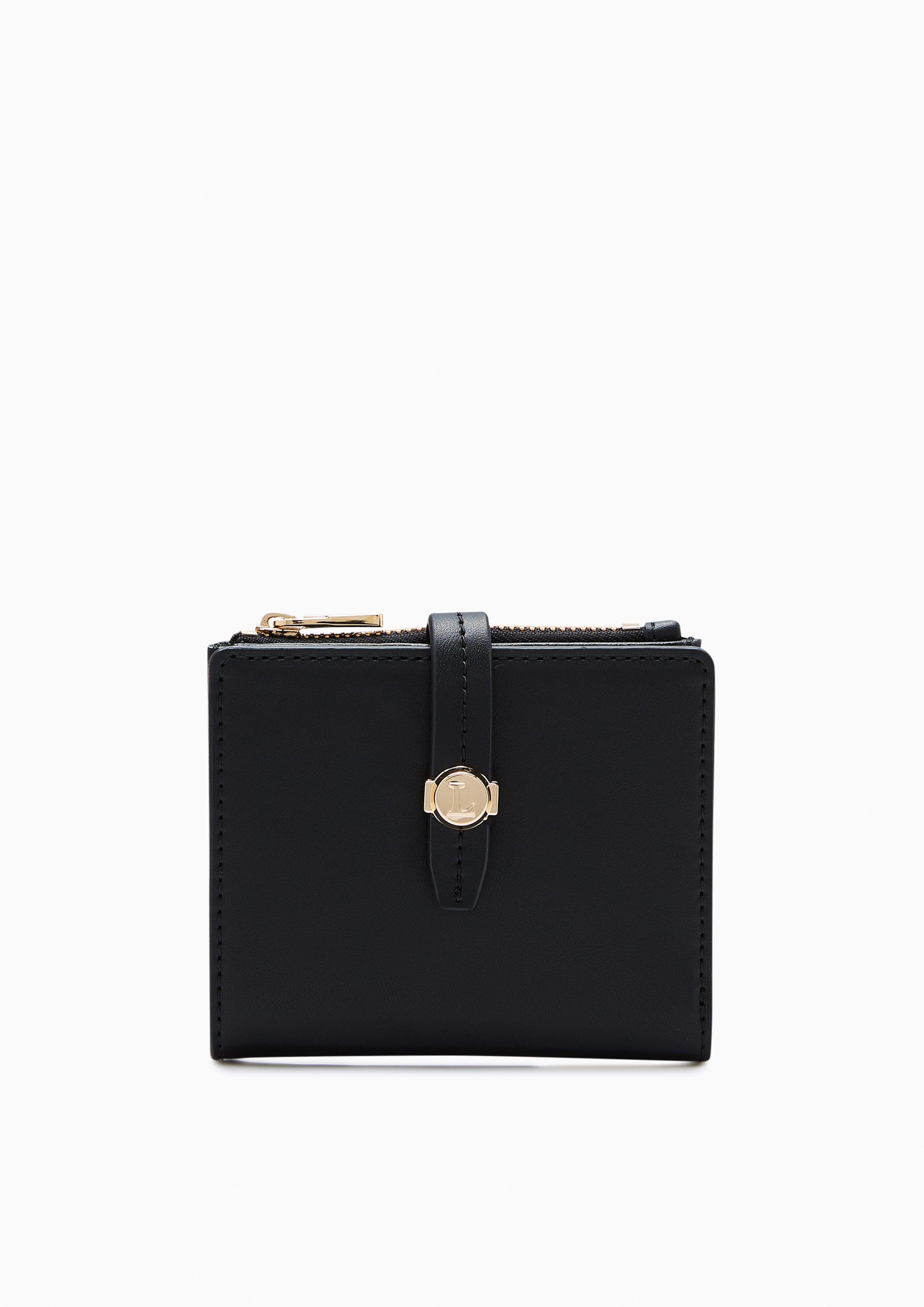 Brera Short Wallet Black - Lyn TH