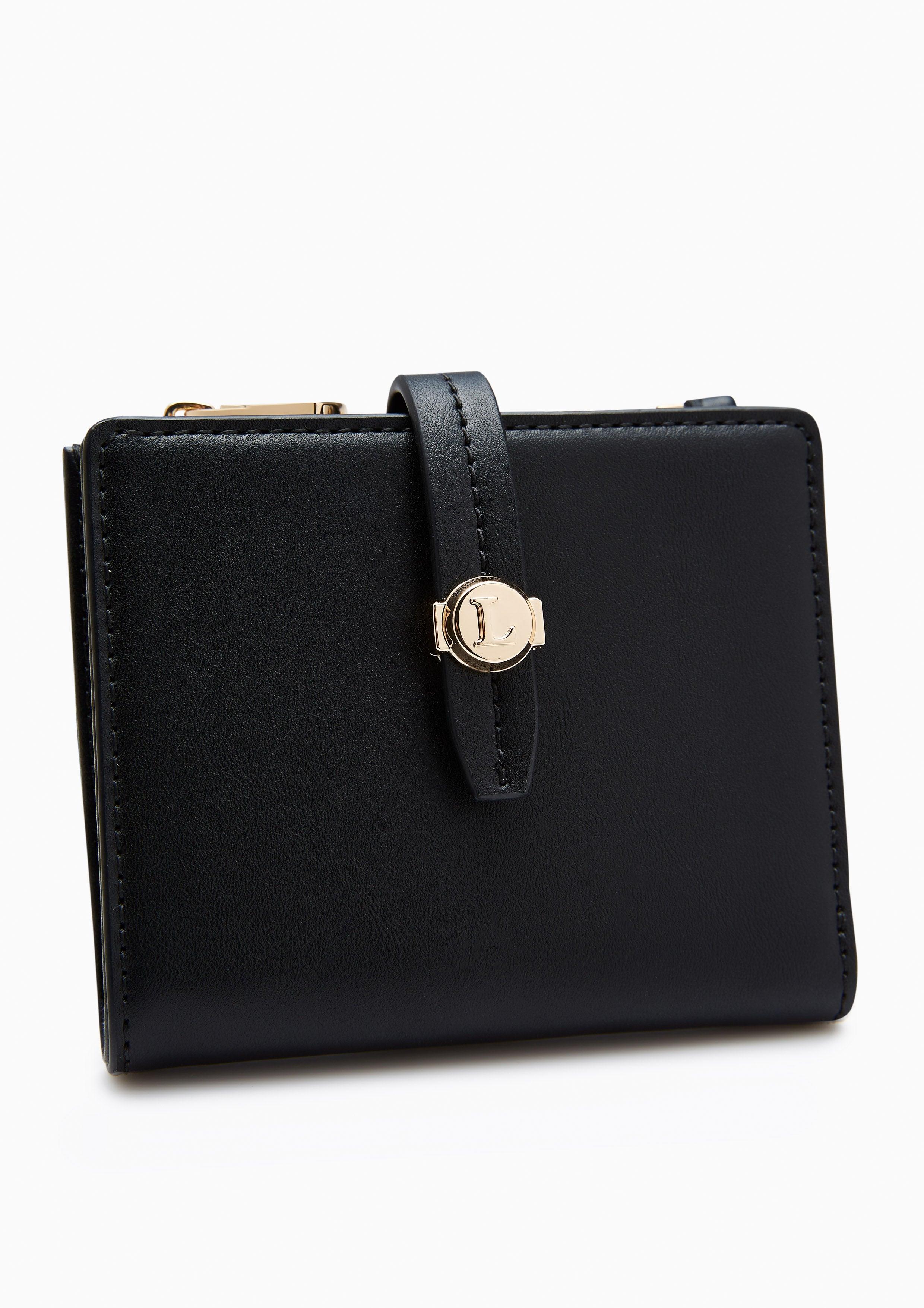 Brera Short Wallet Black - Lyn TH