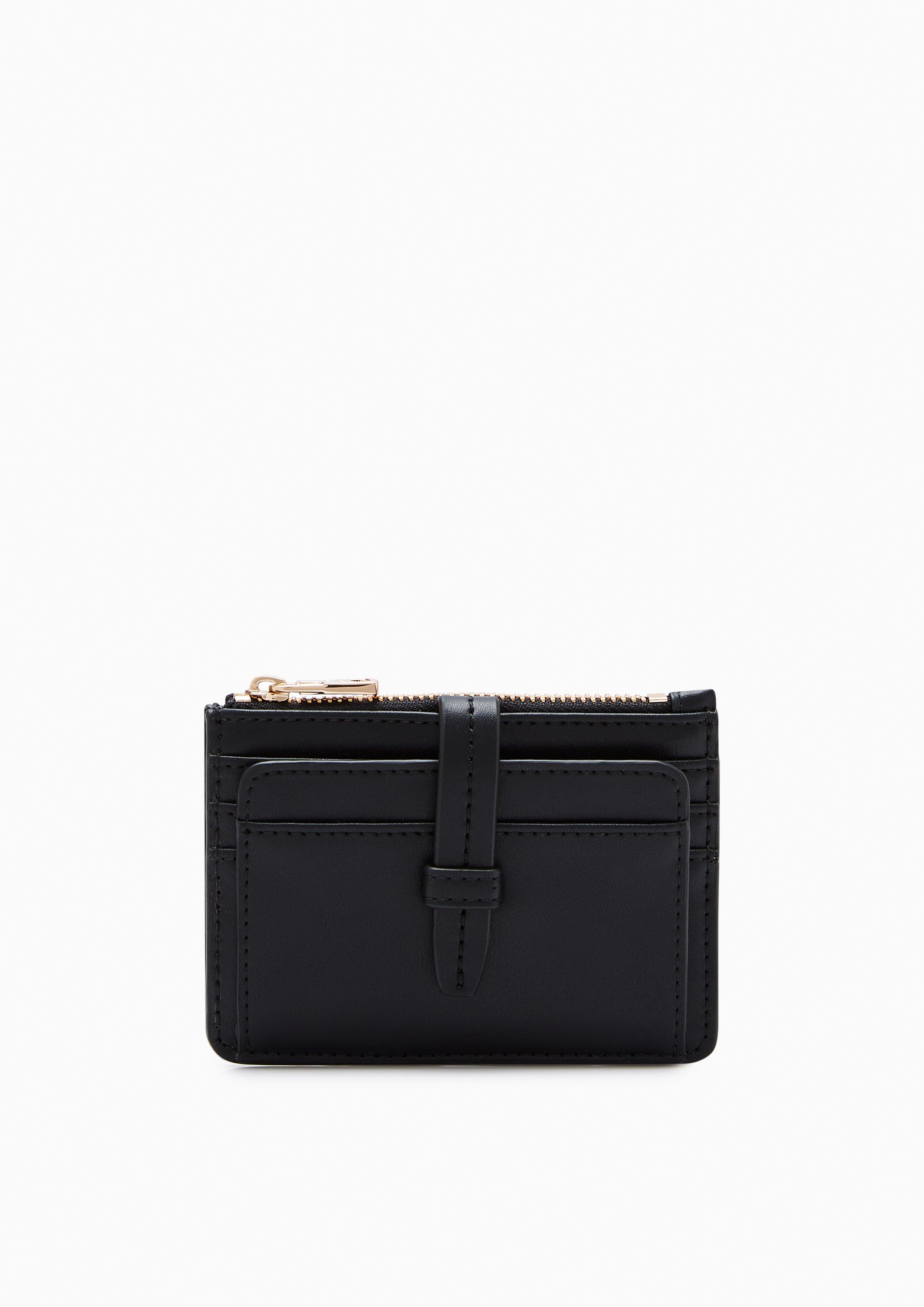 Brera Zip Card Holder Black - Lyn TH