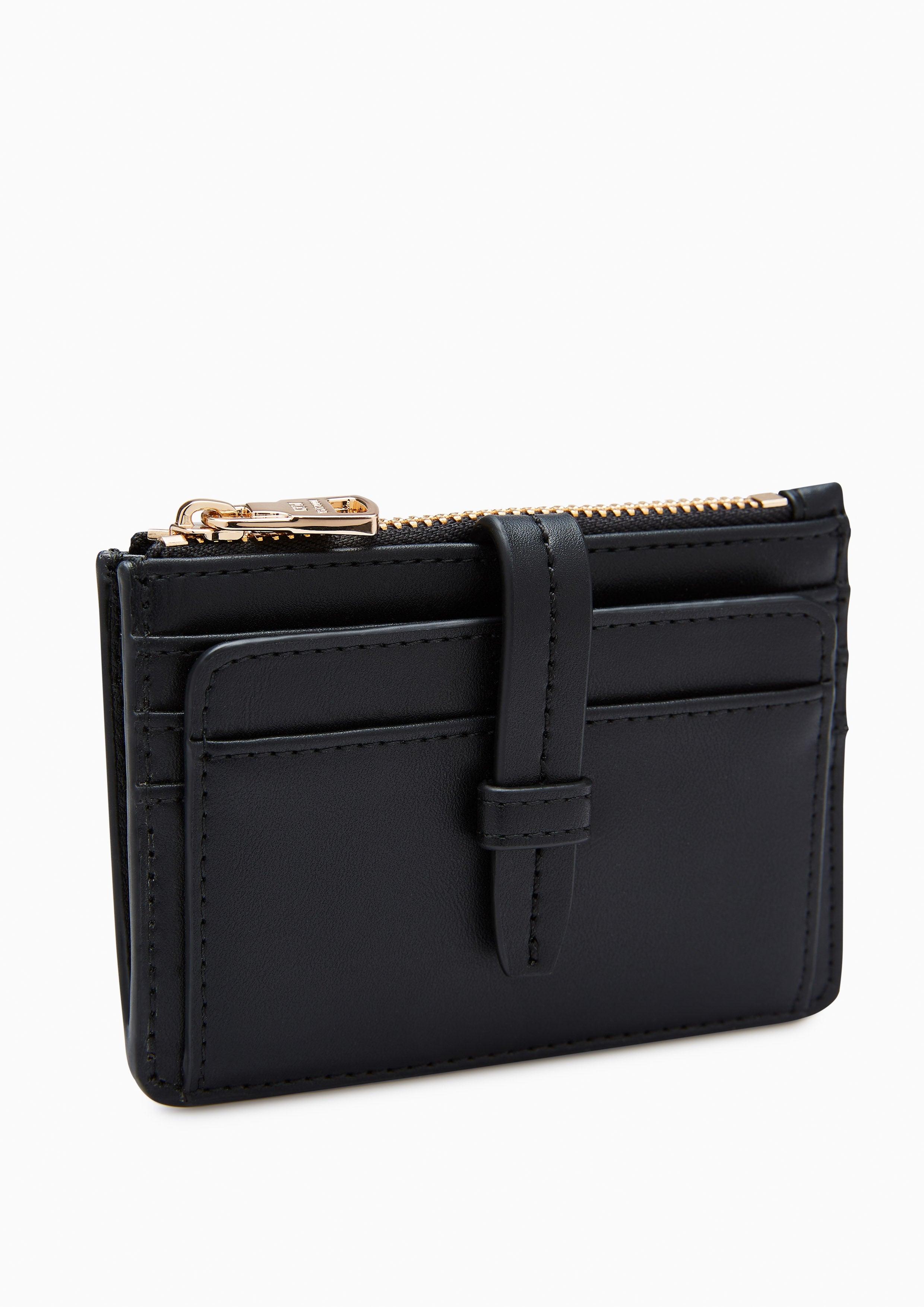 Brera Zip Card Holder Black - Lyn TH