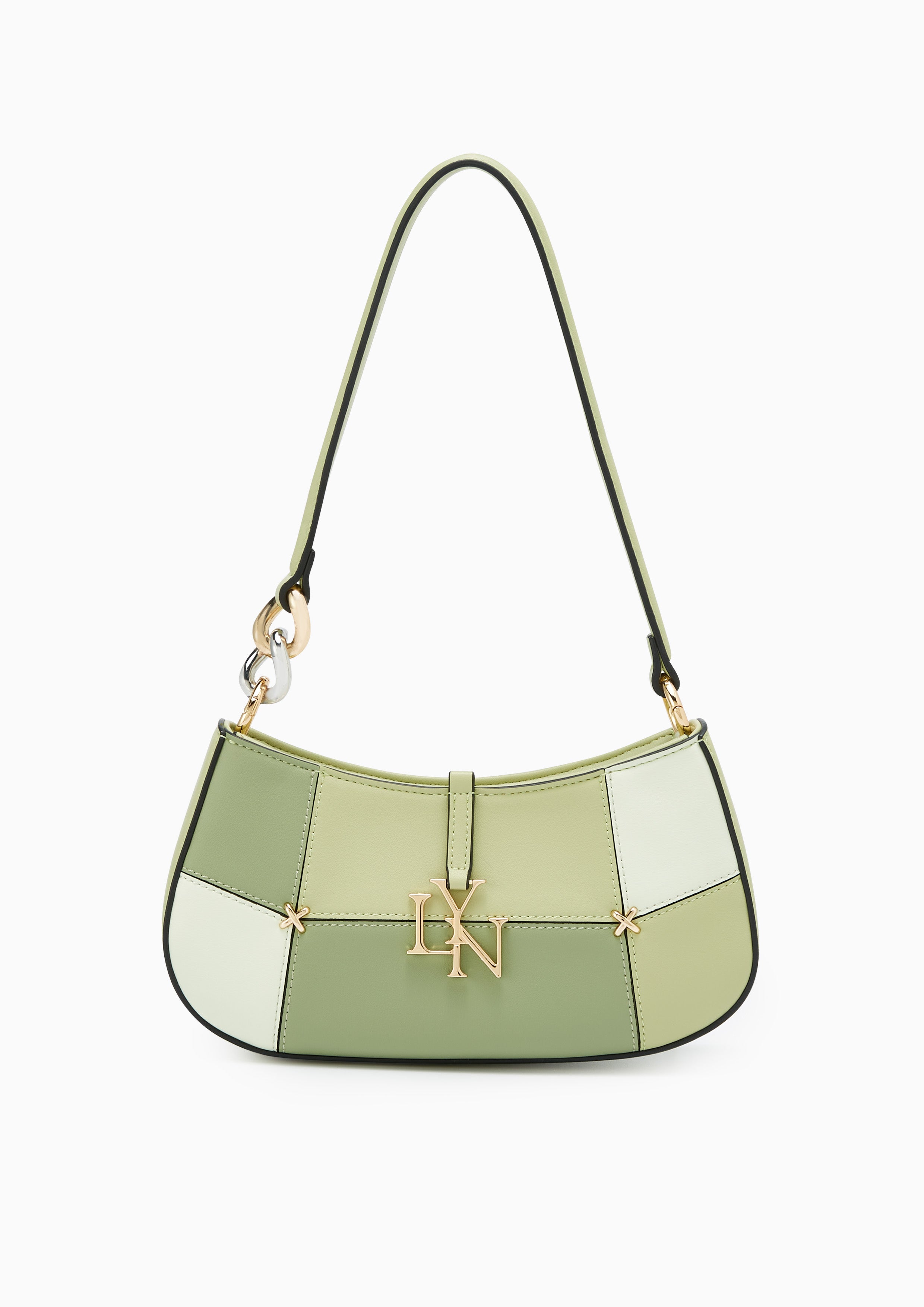 Brighton Patchy Shoulder Bag S Green