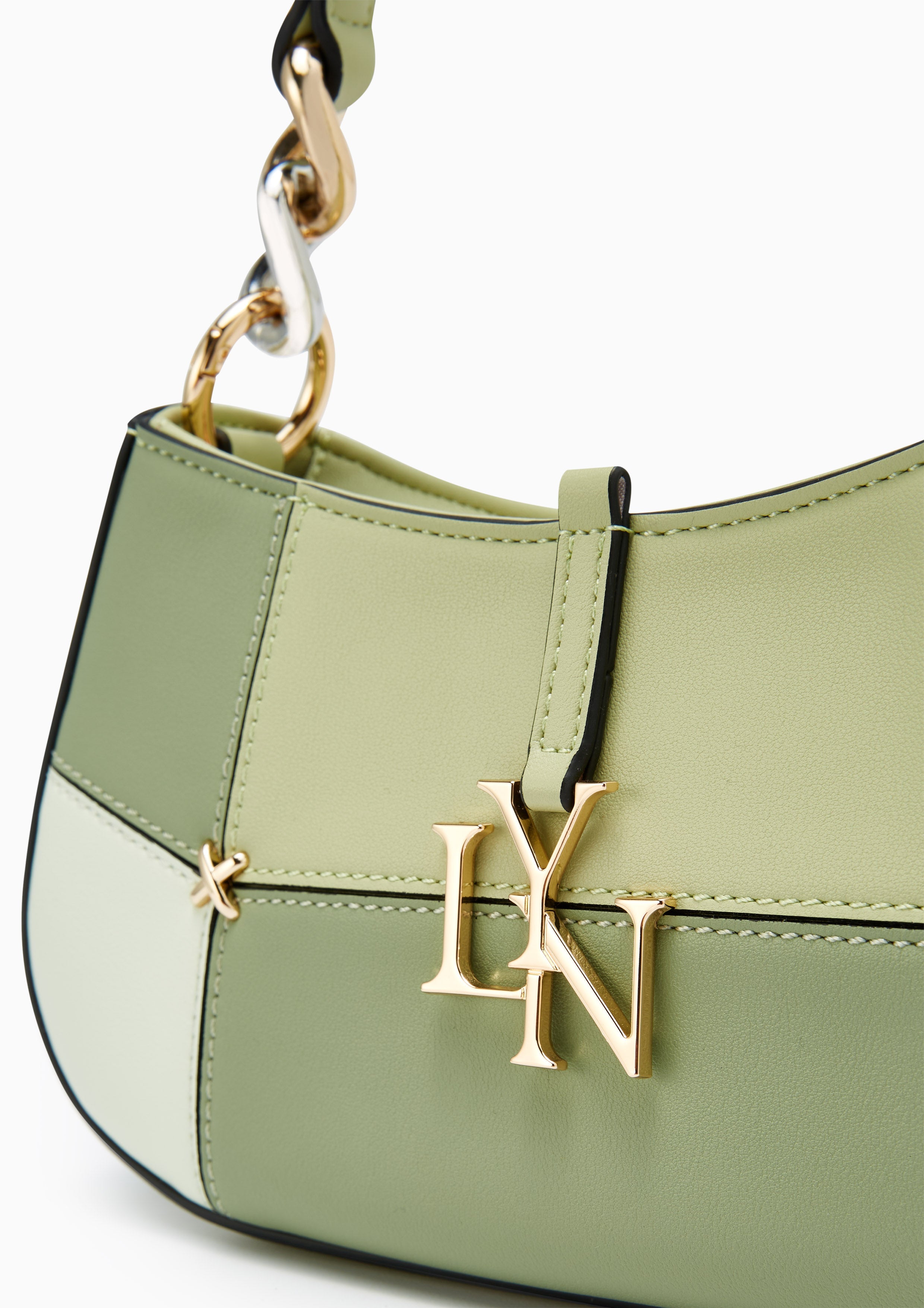 Brighton Patchy Shoulder Bag S Green