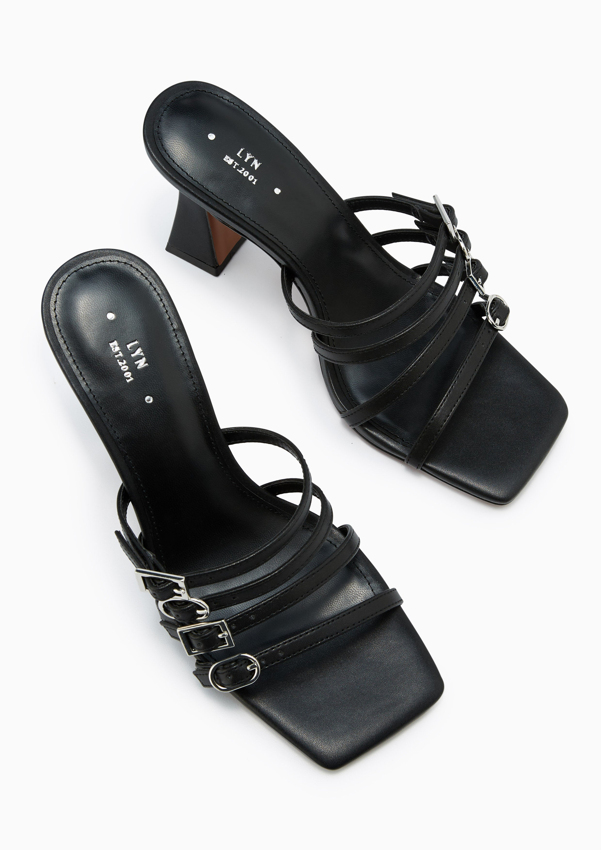 Beltbe High Heel Sandals Black - Lyn TH