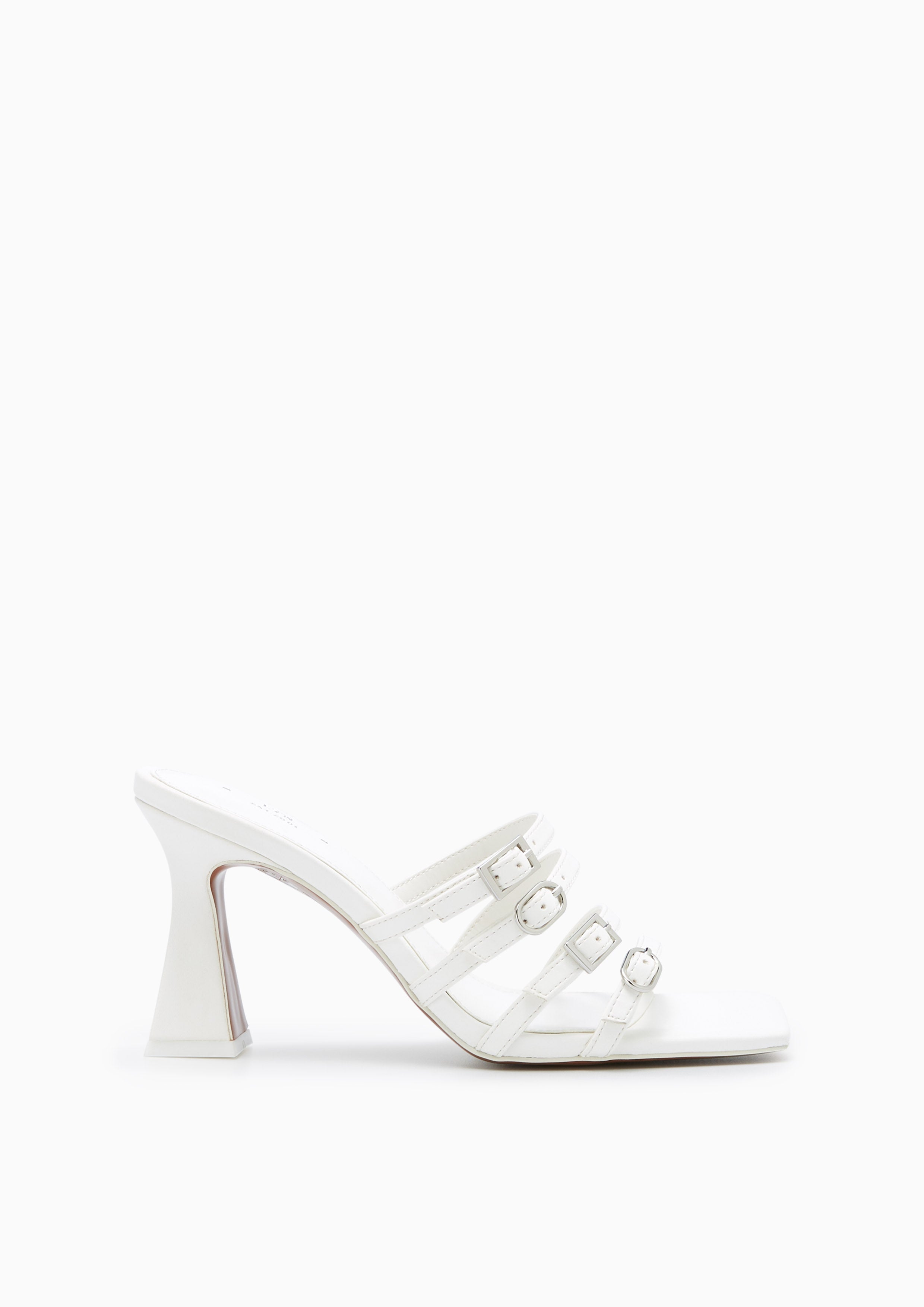 Beltbe High Heel Sandals White - Lyn TH