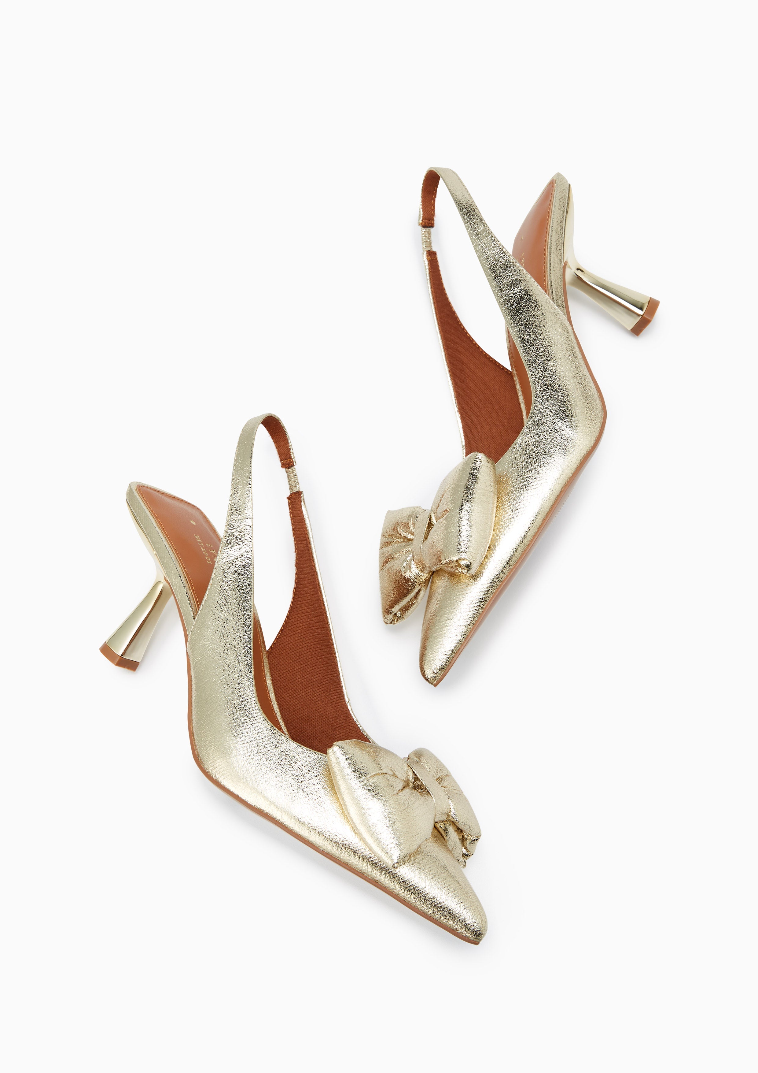 Bow Berry Slingback Gold - Lyn TH