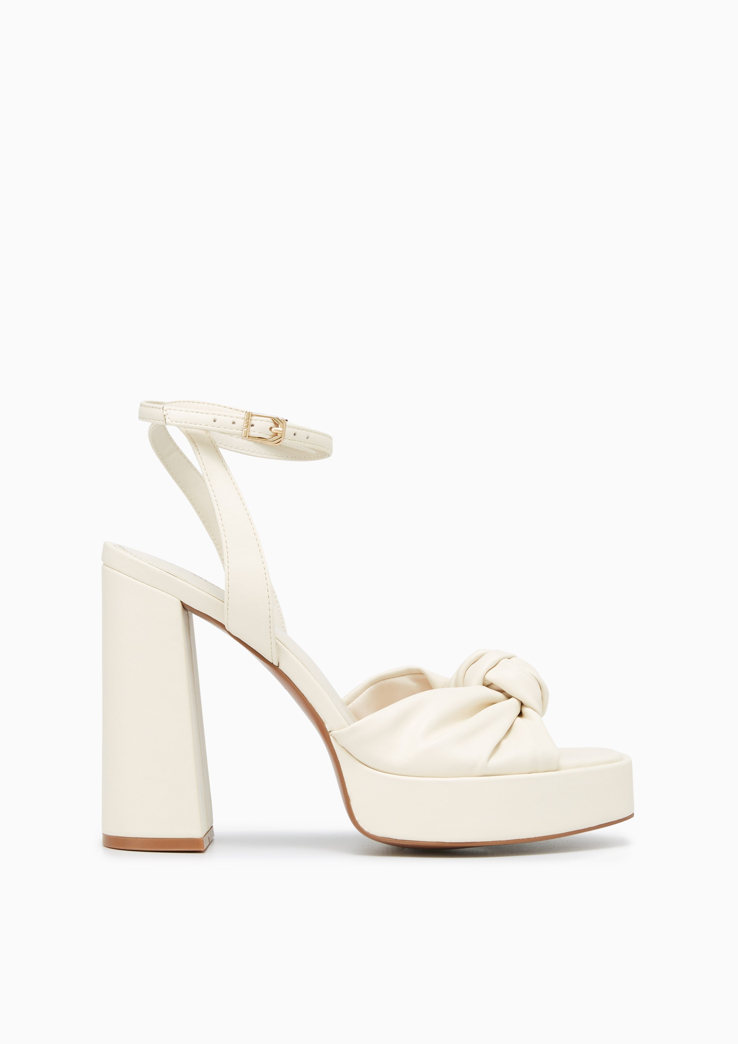 Begonia Platform Heel Slingbacks Ivory - Lyn TH