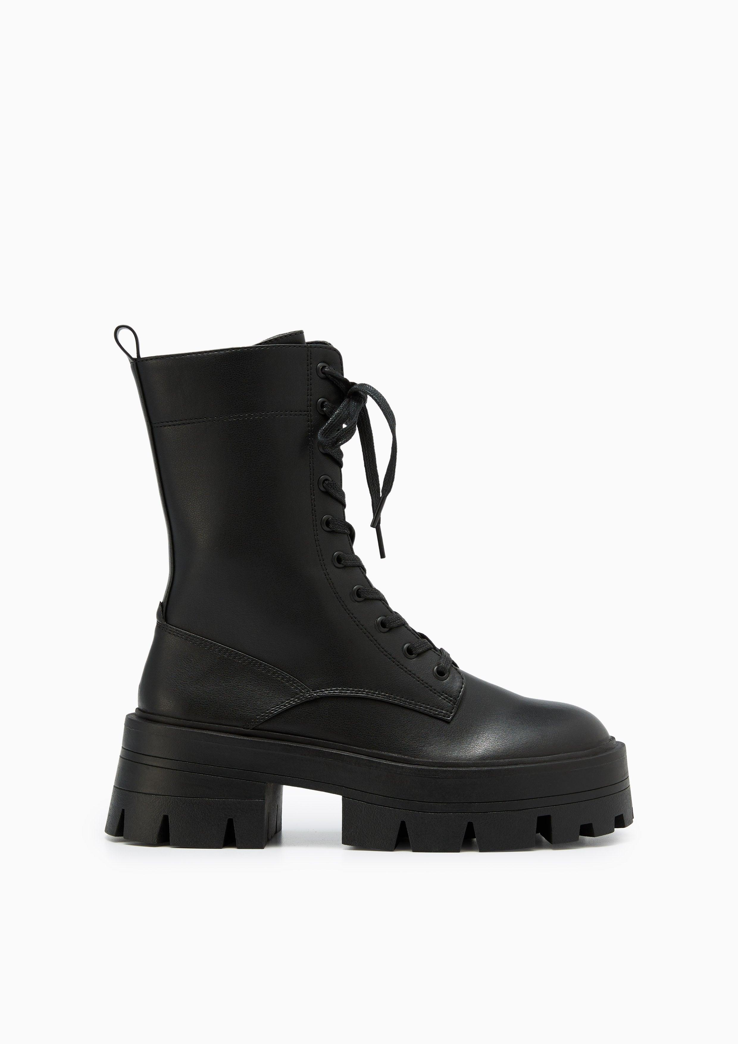 Platform boots pull and bear store