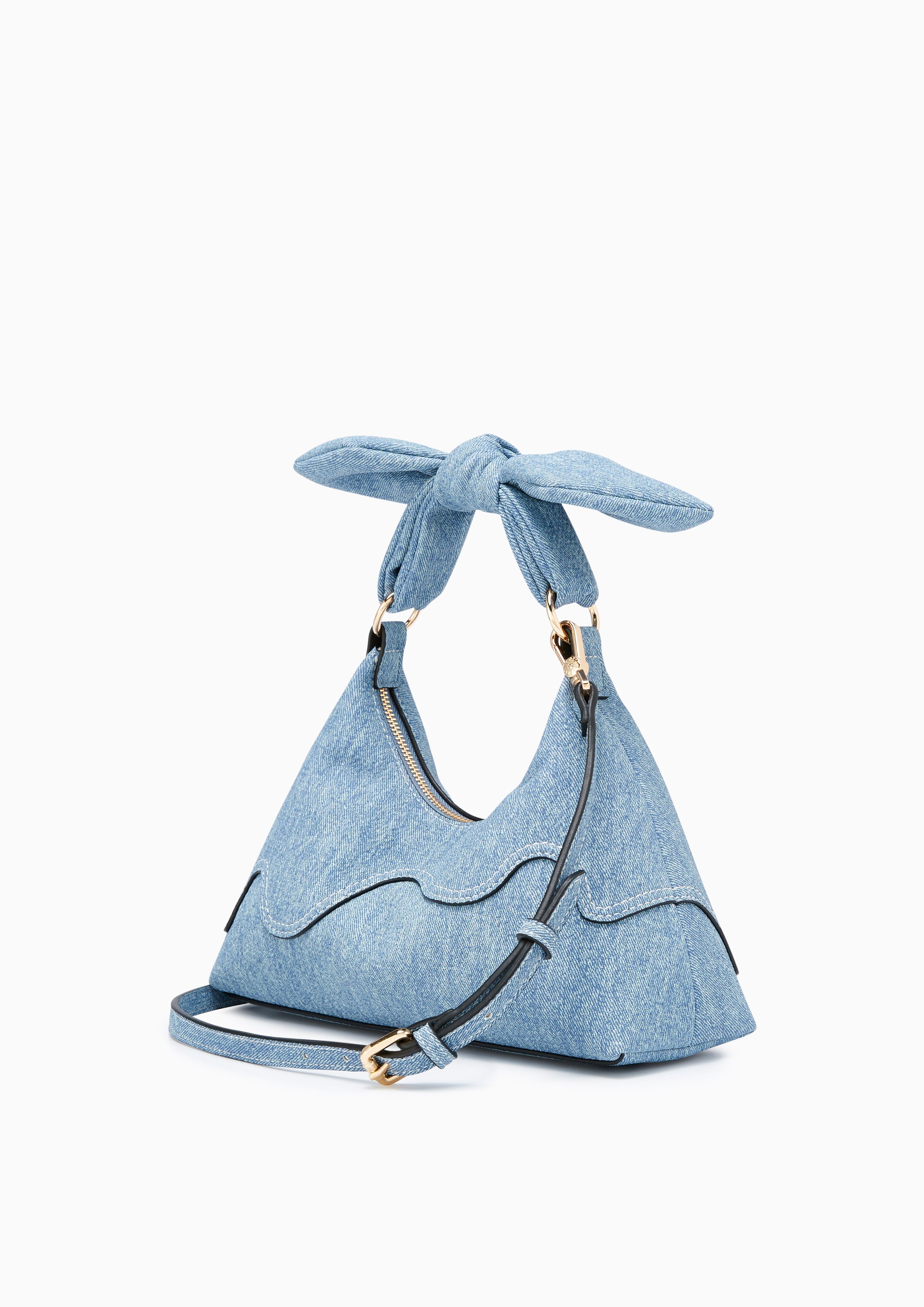 Twistta Hobo Top Handle Bag Blue