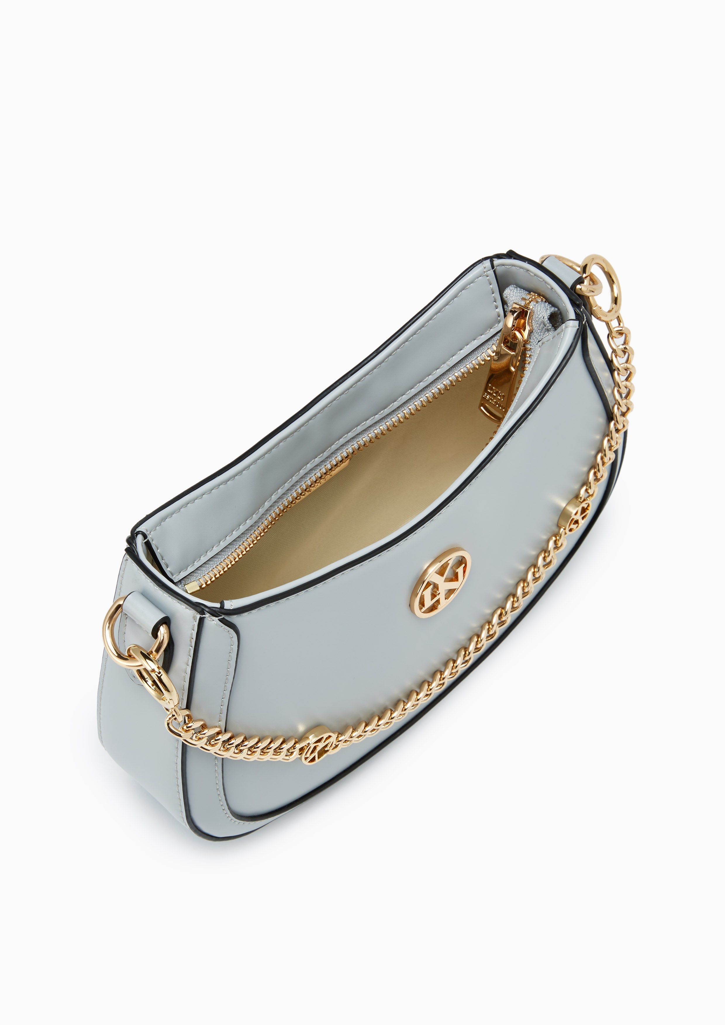 Mona Mini Shoulder Bag Light Grey