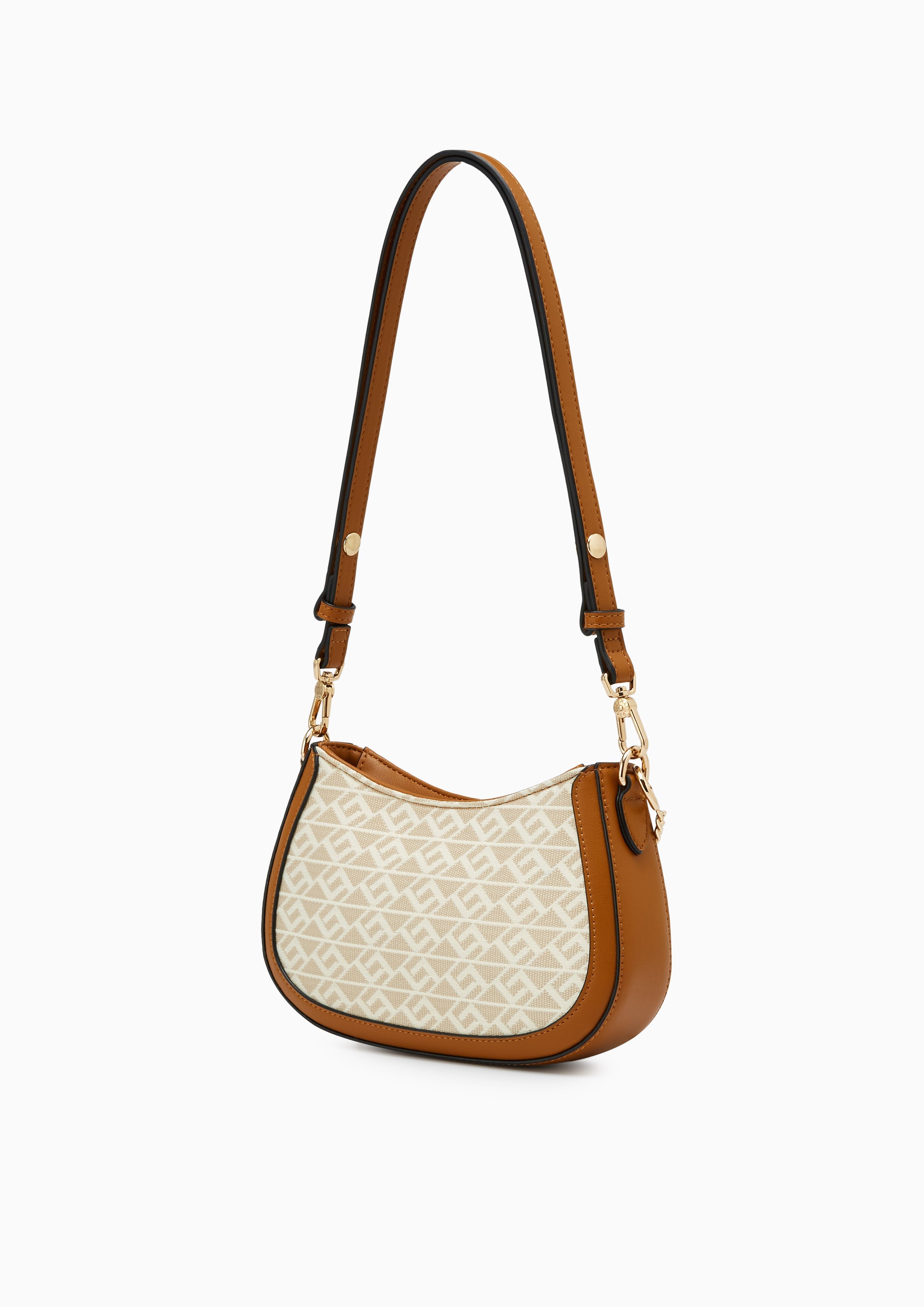 Mona Mini Shoulder Bag Printed Beige