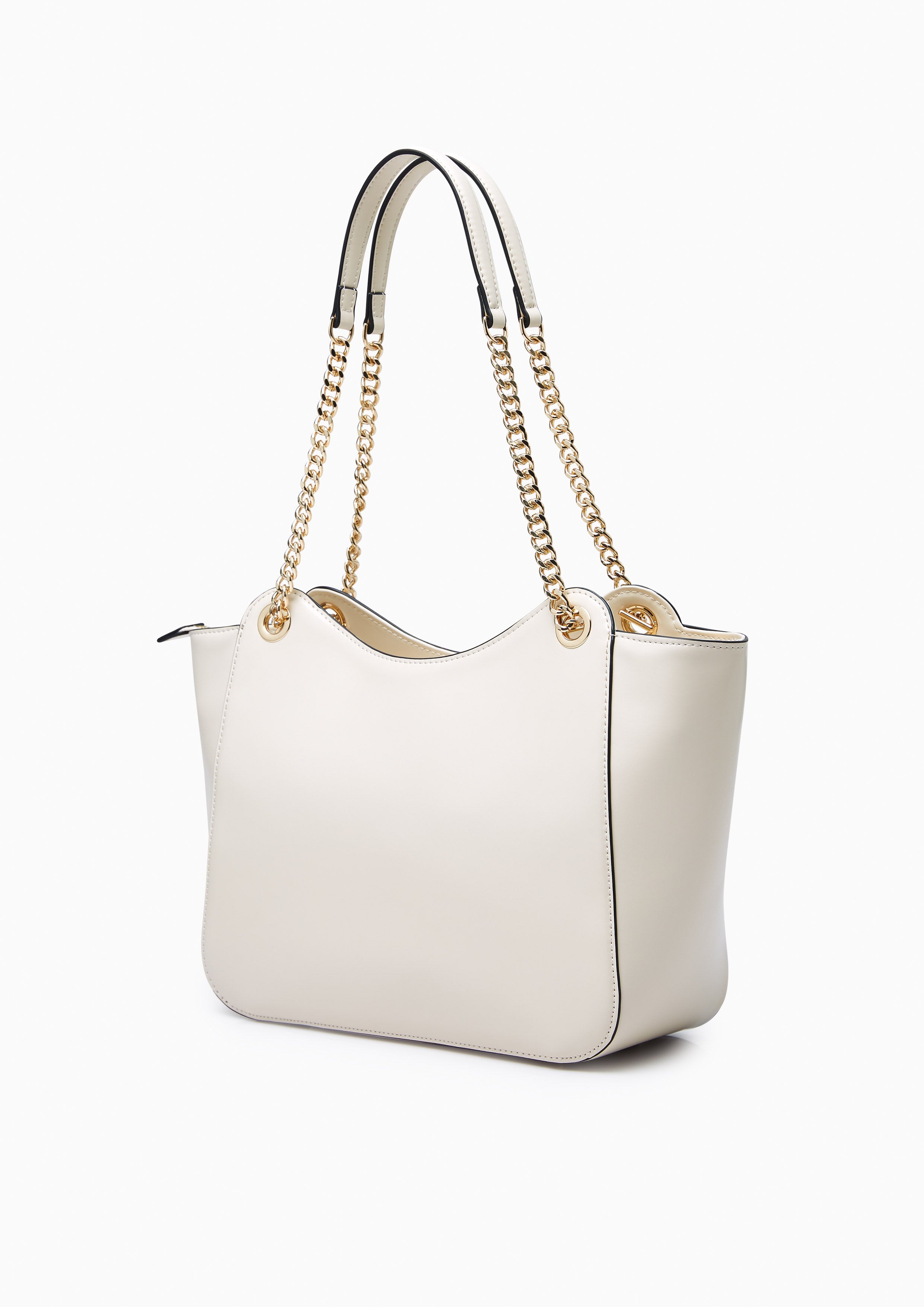 Sweet Heart Tote Bag Beige