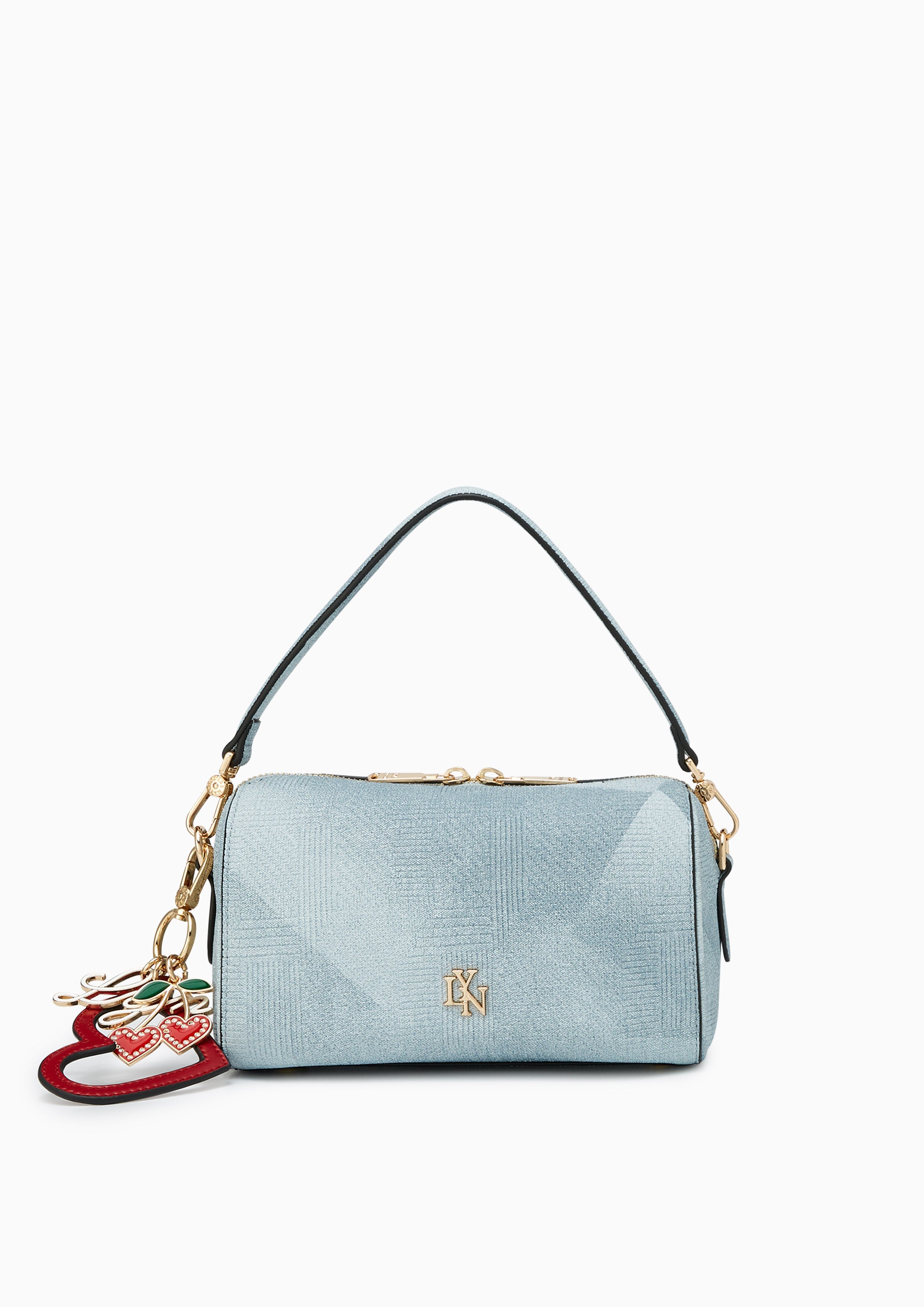 Sweet Heart Top Handle Bag Blue