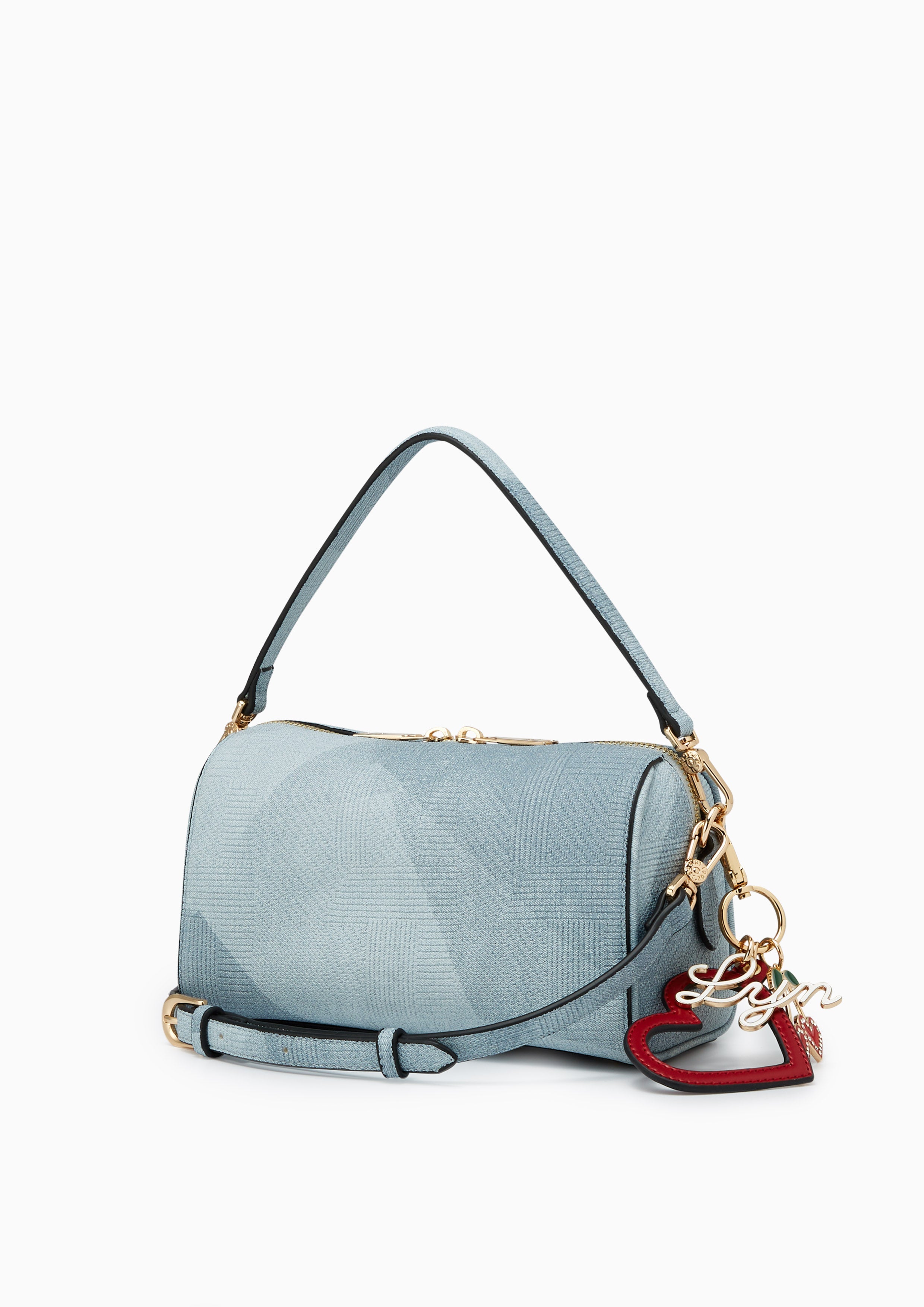 Sweet Heart Top Handle Bag Blue