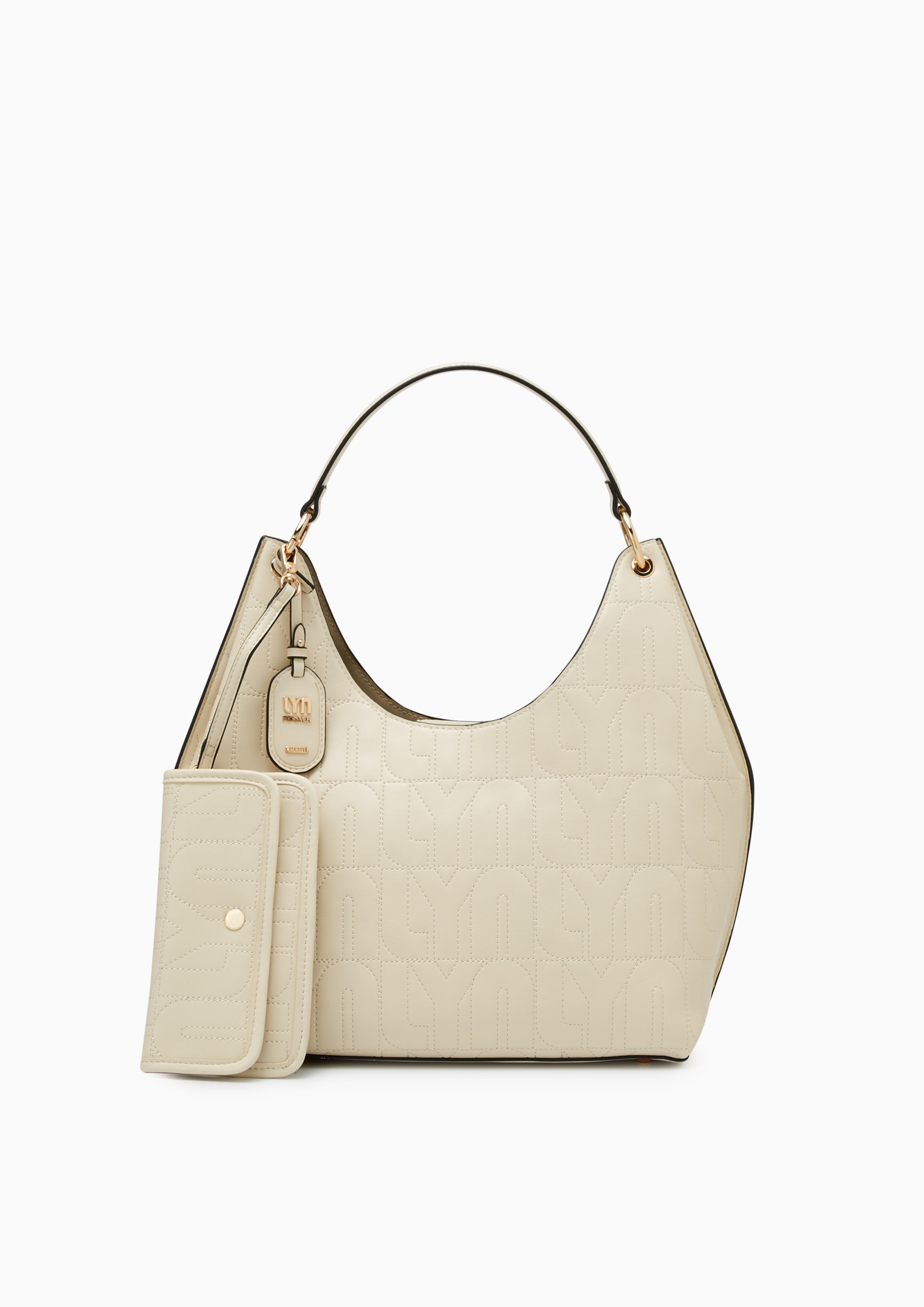 Tyla L Shoulder Bag Beige