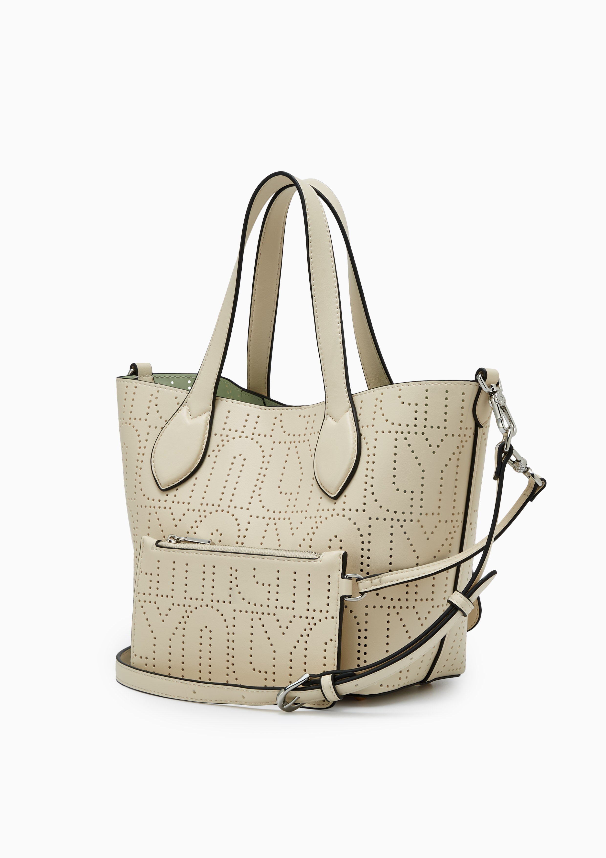 Tyla M Top Handle Bag Beige