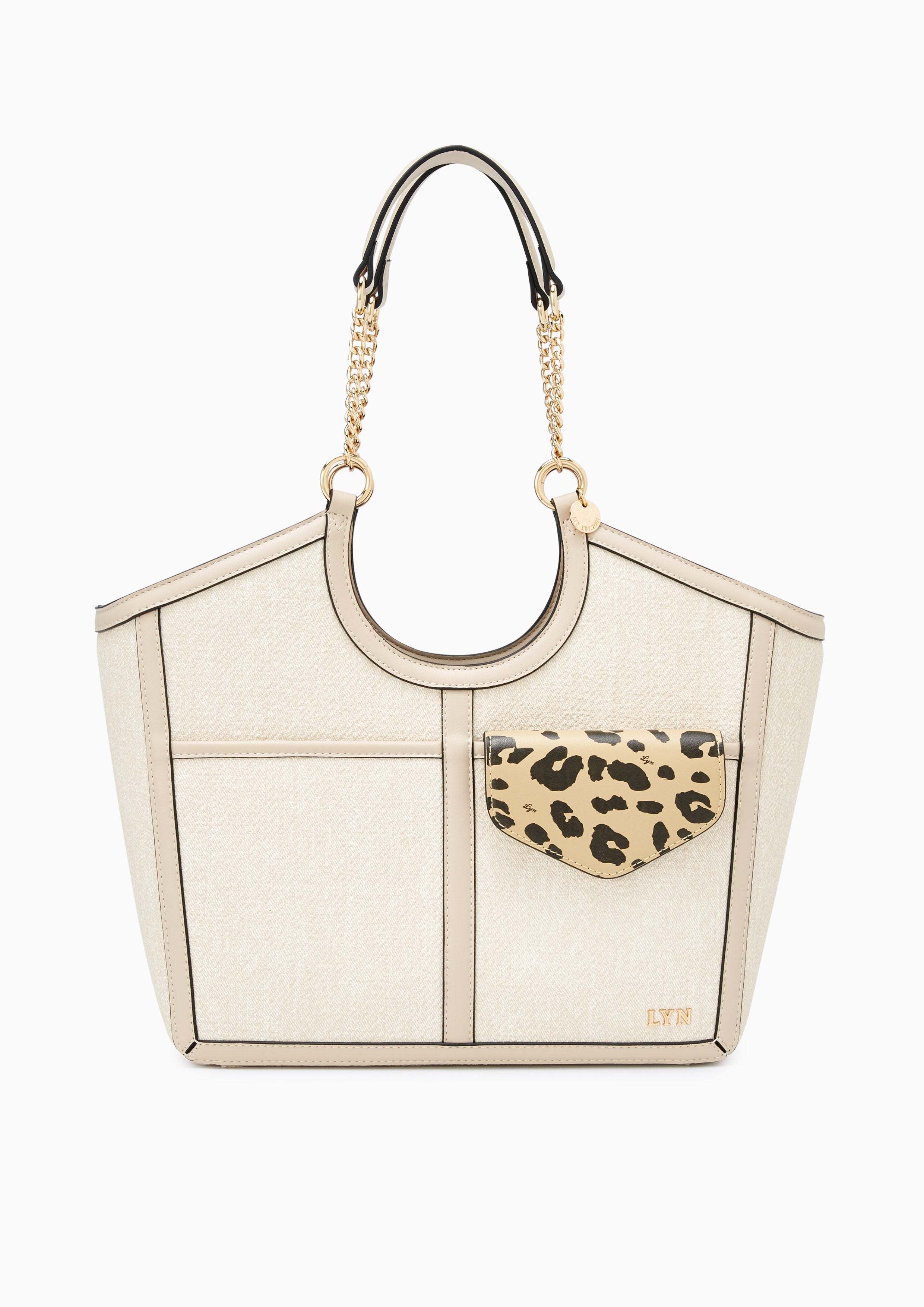 Riley Shopper L Tote Bag Ivory