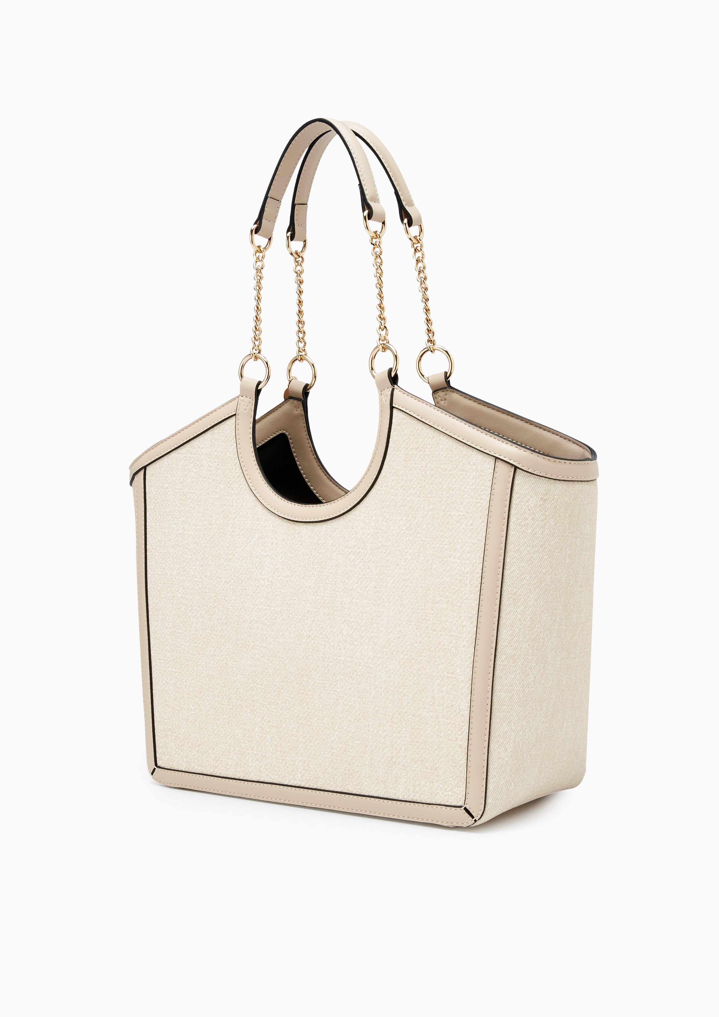 Riley Shopper L Tote Bag Ivory