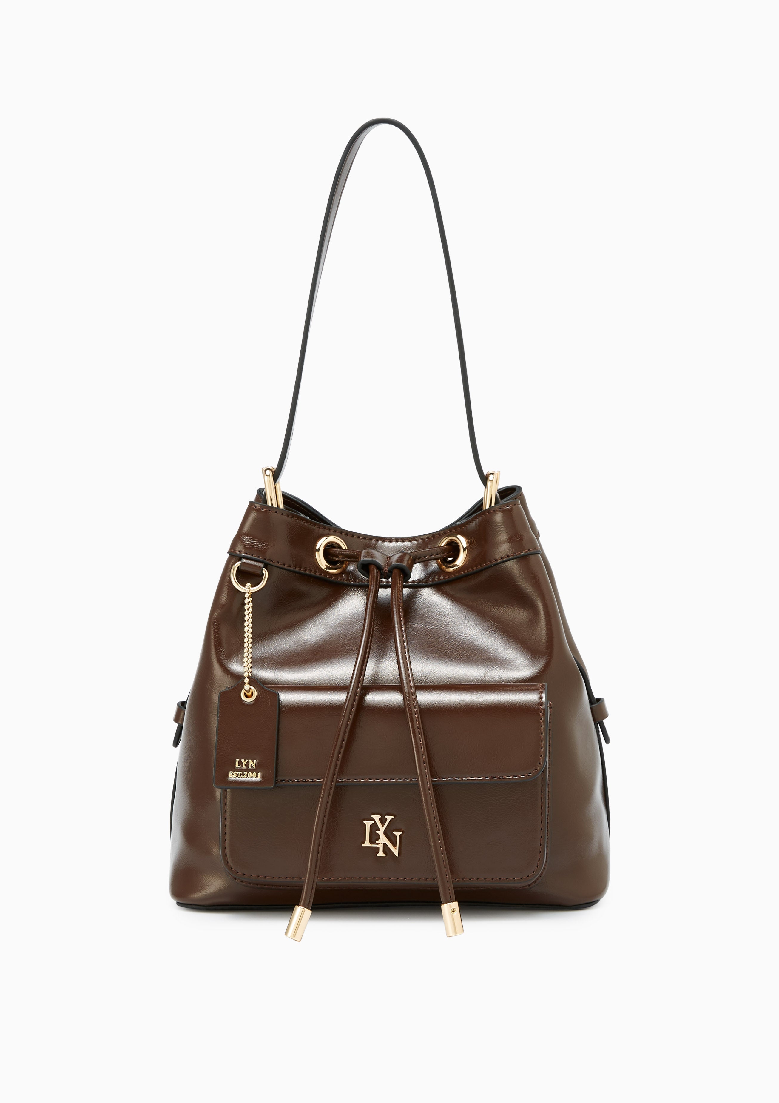 Romy Bucket Bag Dark Brown