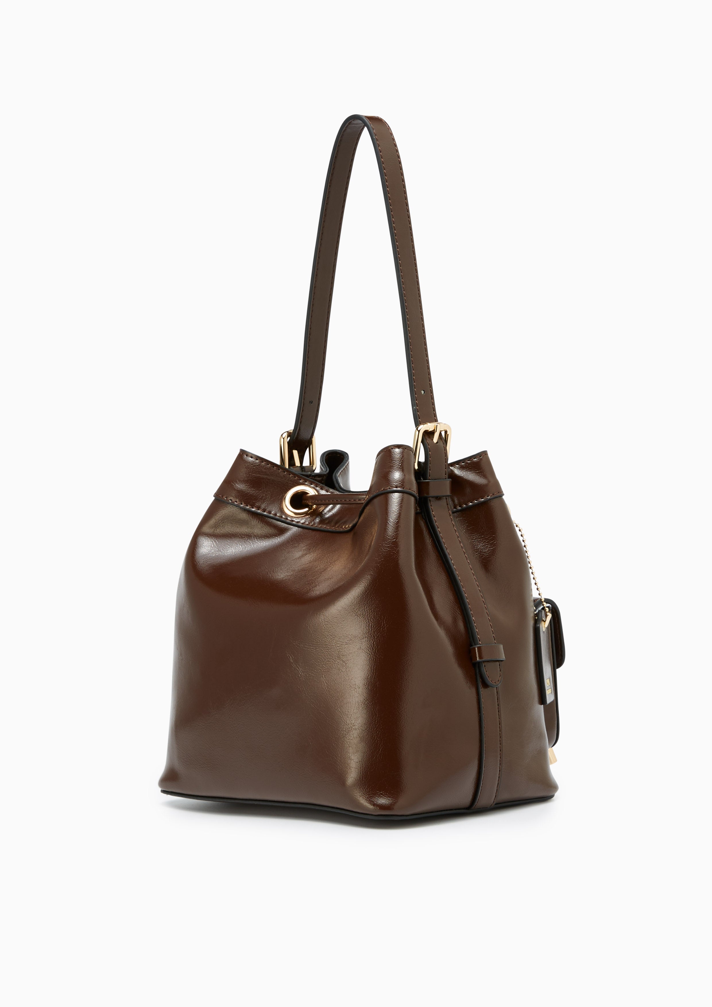 Romy Bucket Bag Dark Brown