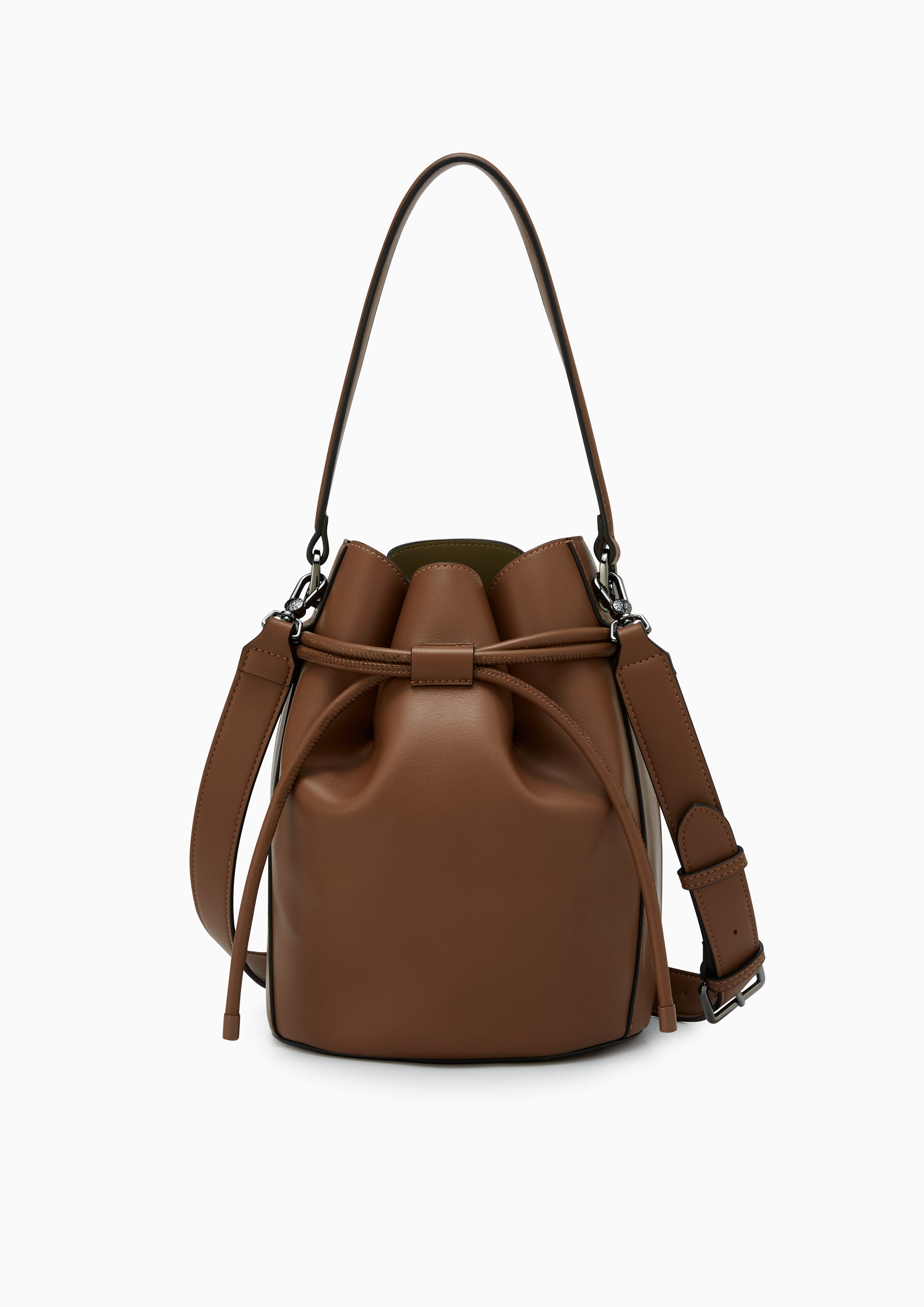 Fortune Cookies Bucket Bag Brown