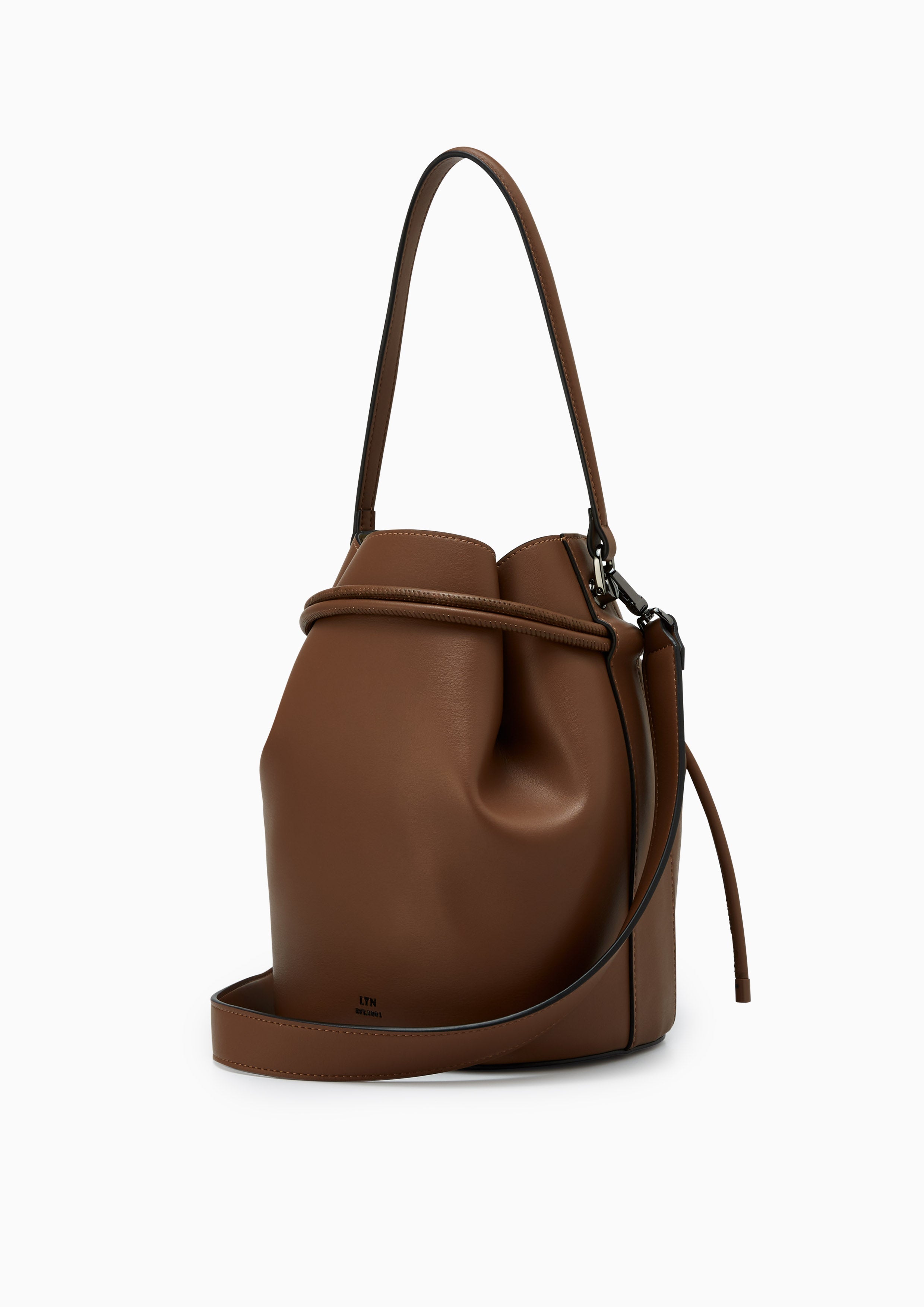 Fortune Cookies Bucket Bag Brown