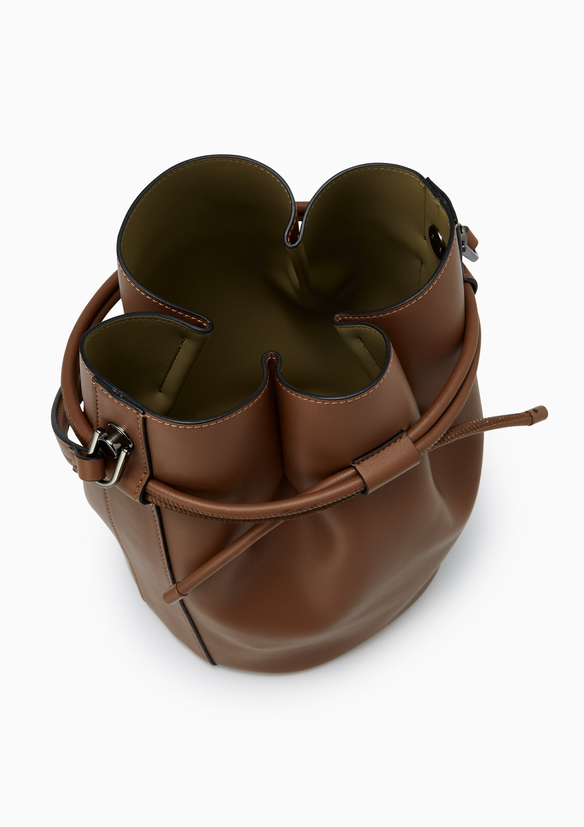 Fortune Cookies Bucket Bag Brown