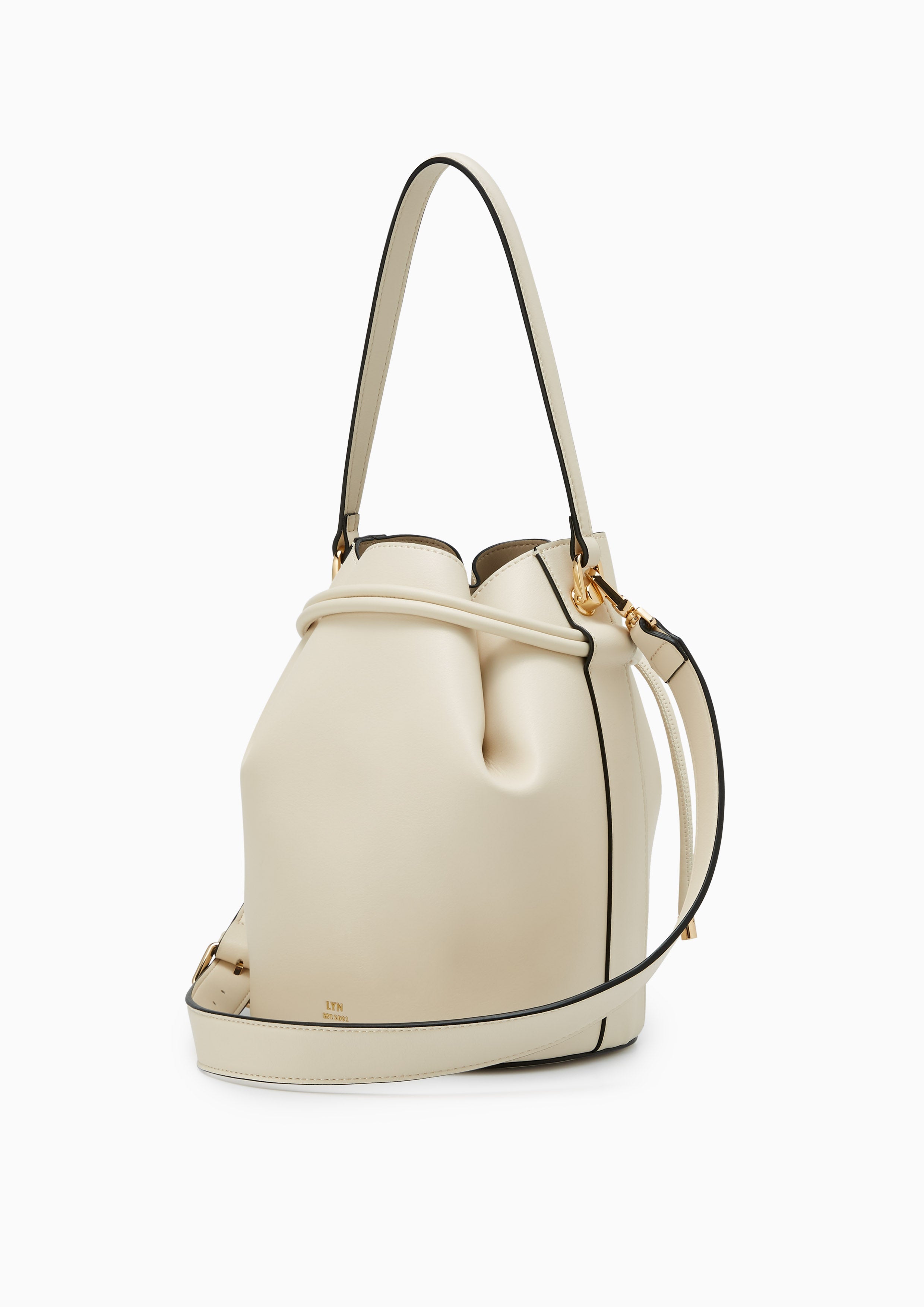 Fortune Cookies Bucket Bag Ivory