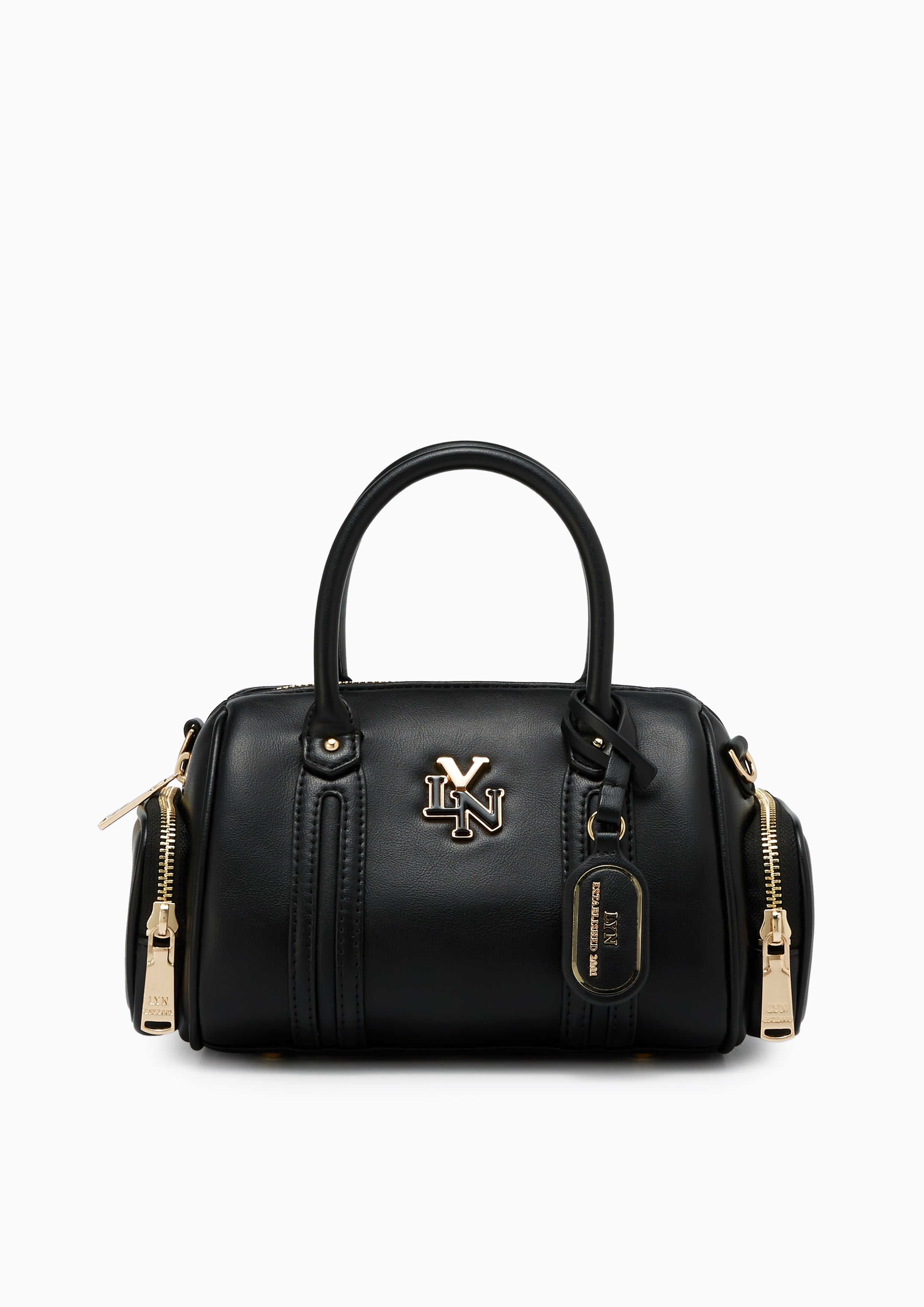 Jolene M Top Handle Bag Black