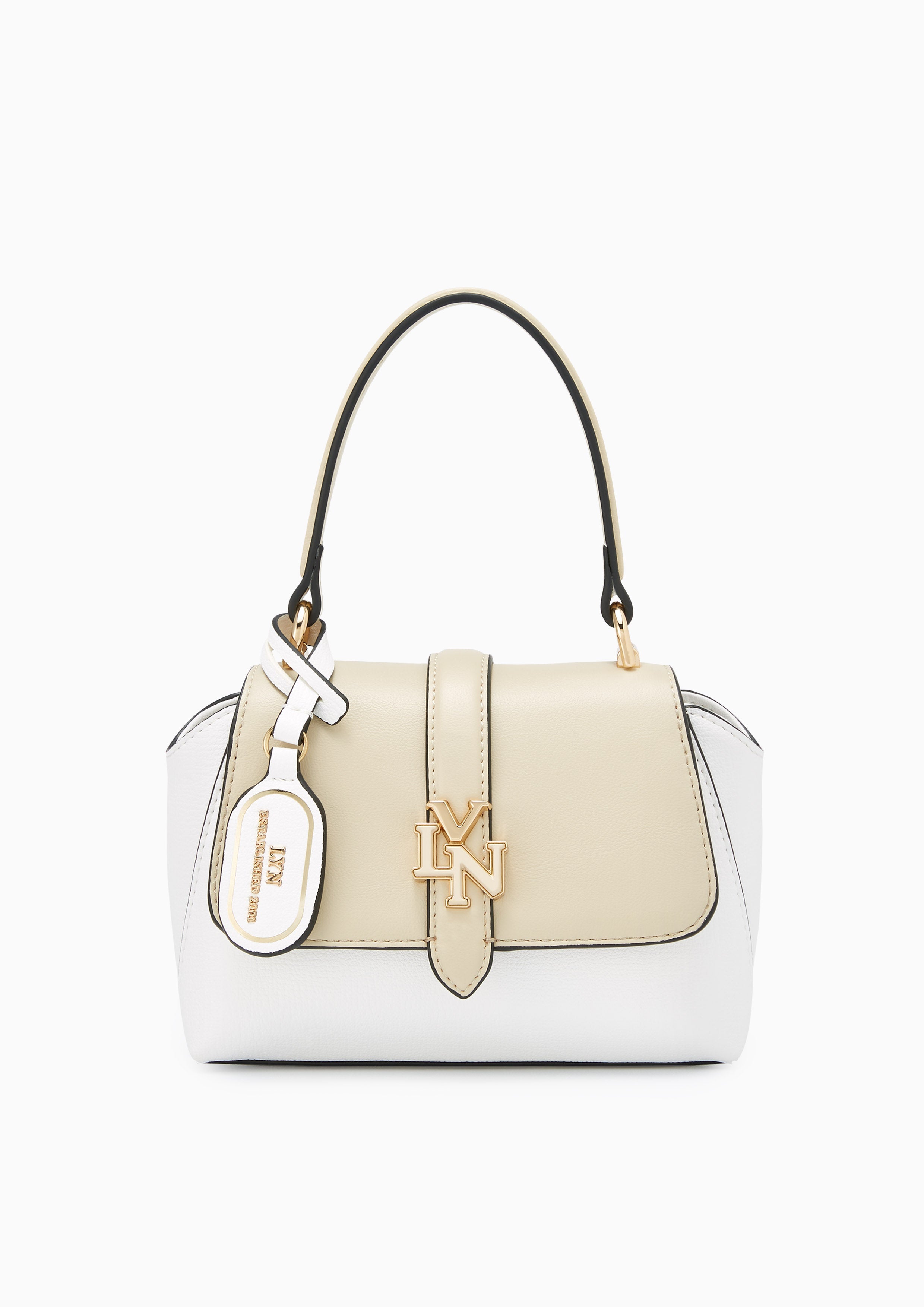 Jolene S Top Handle Bag Beige