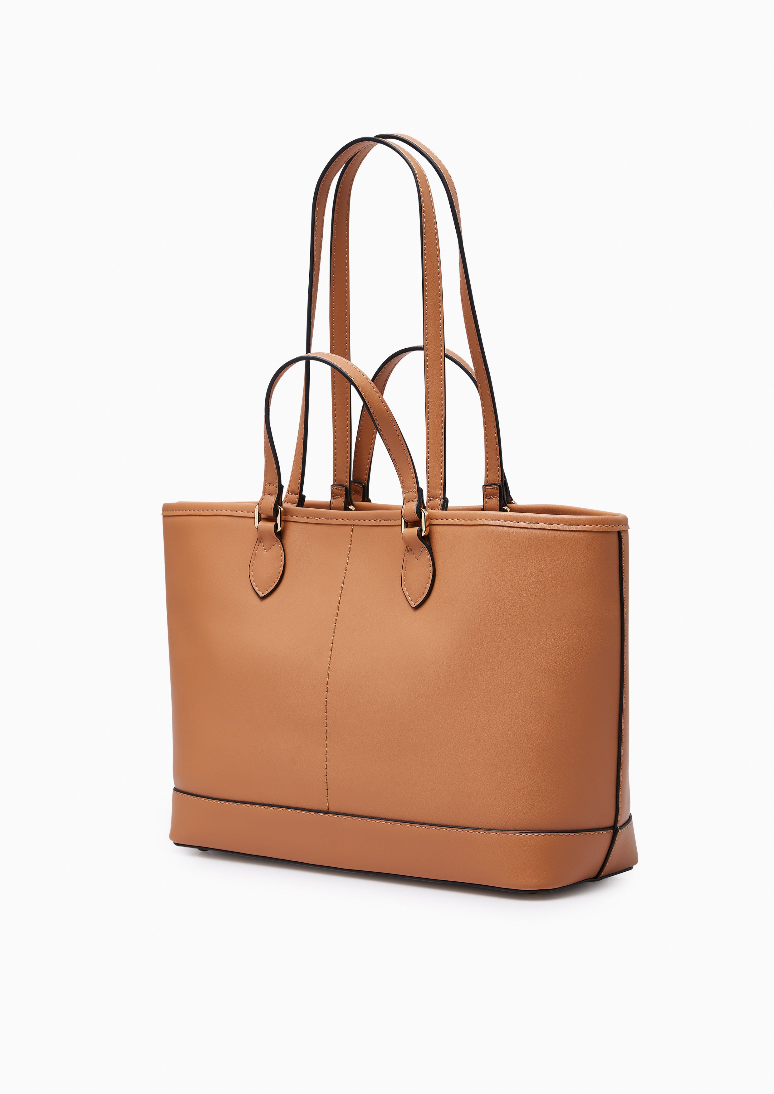 Gaby Shopping Tote Bag Light Brown