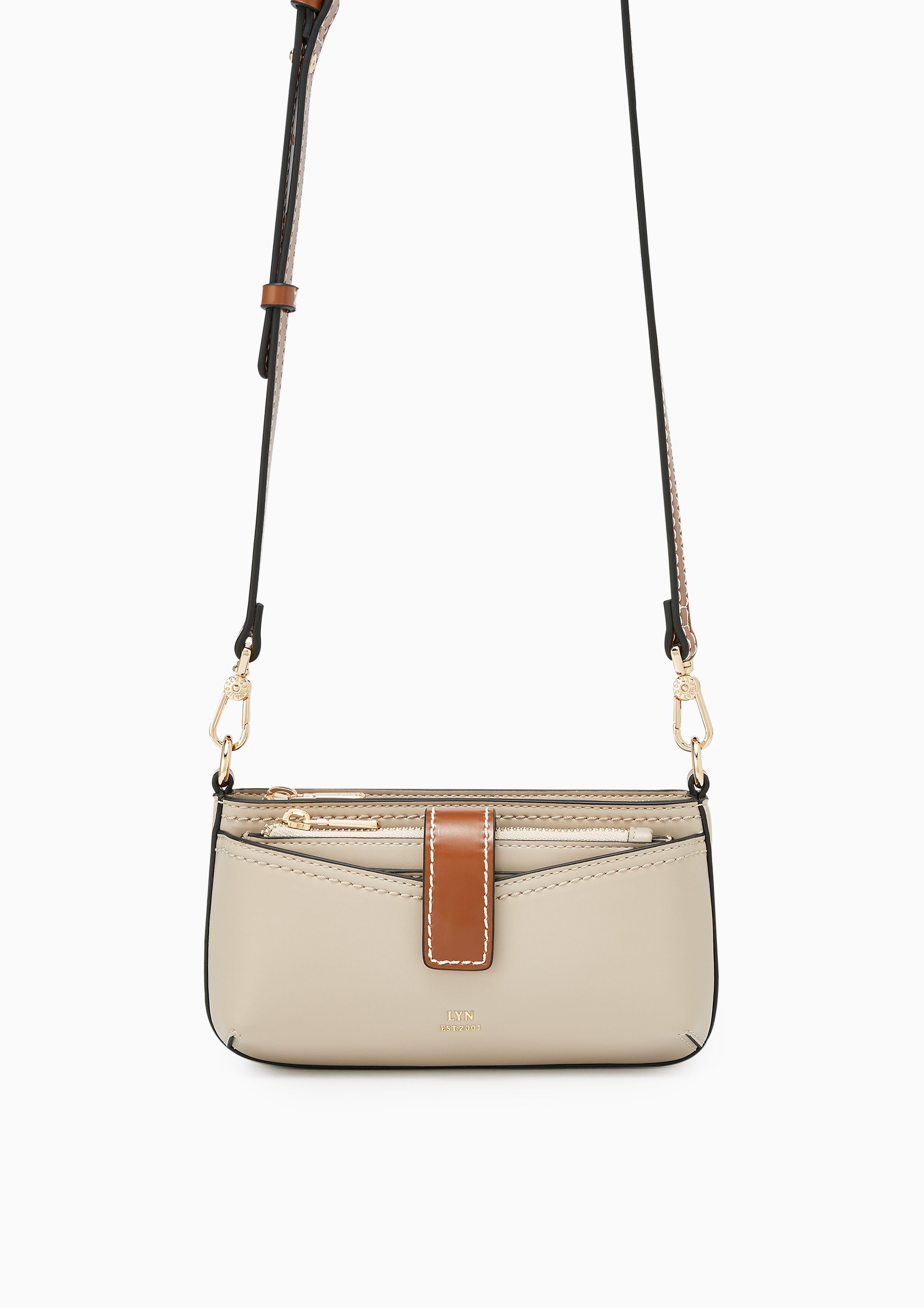 Andrea M Crossbody Bag Beige