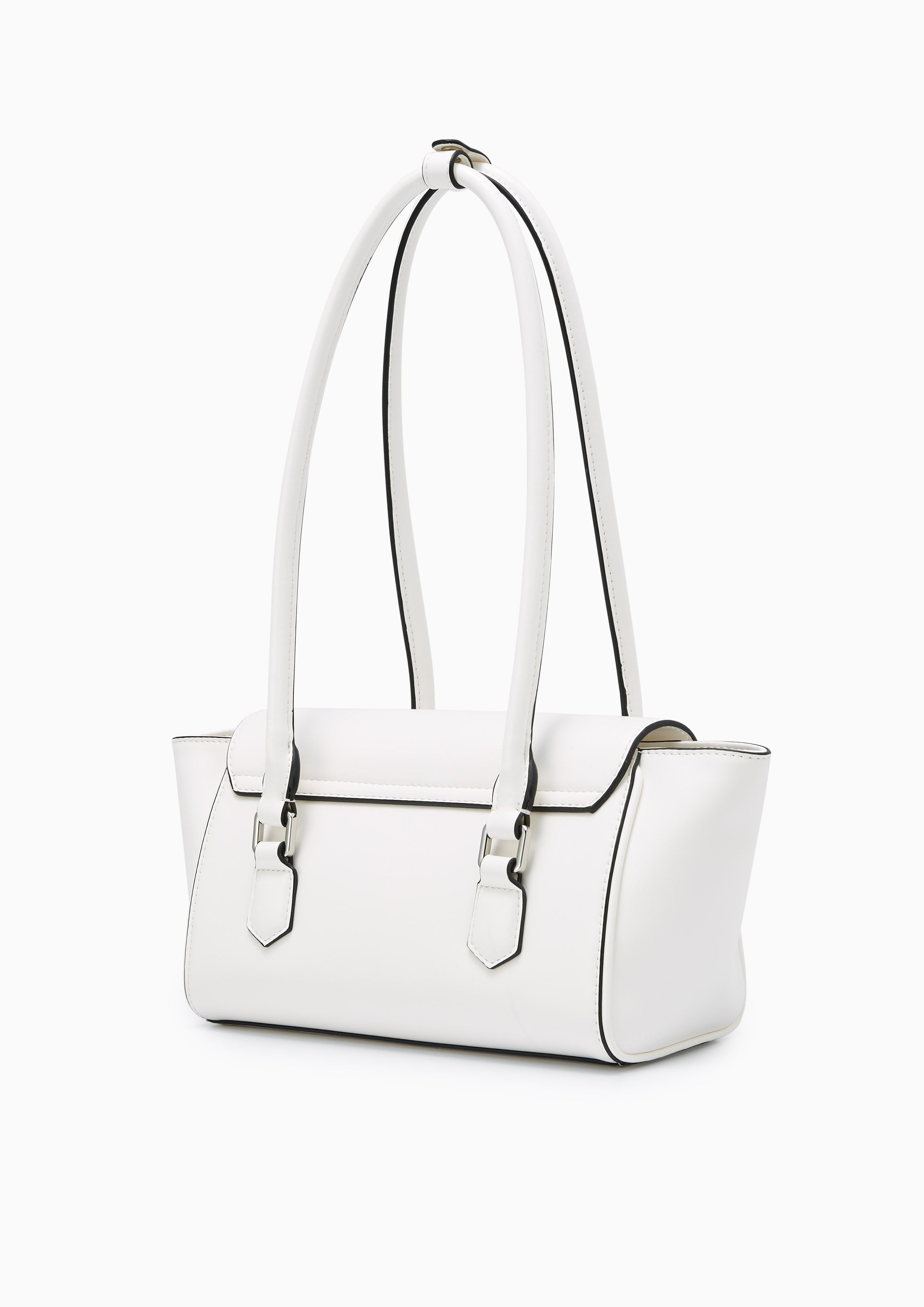 Reina Hobo Shoulder Bag White