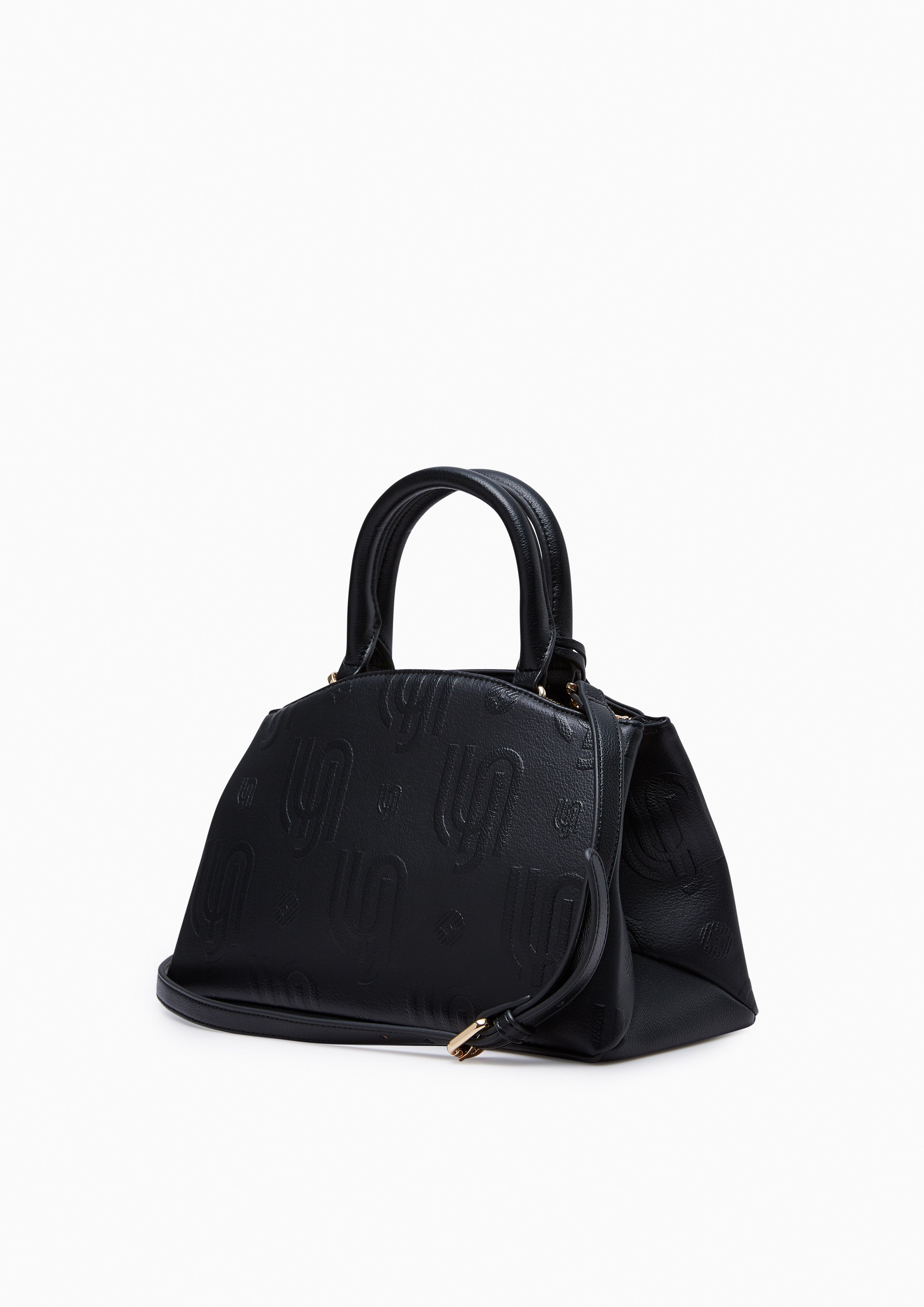 Monica Inf Embossed Tote Black