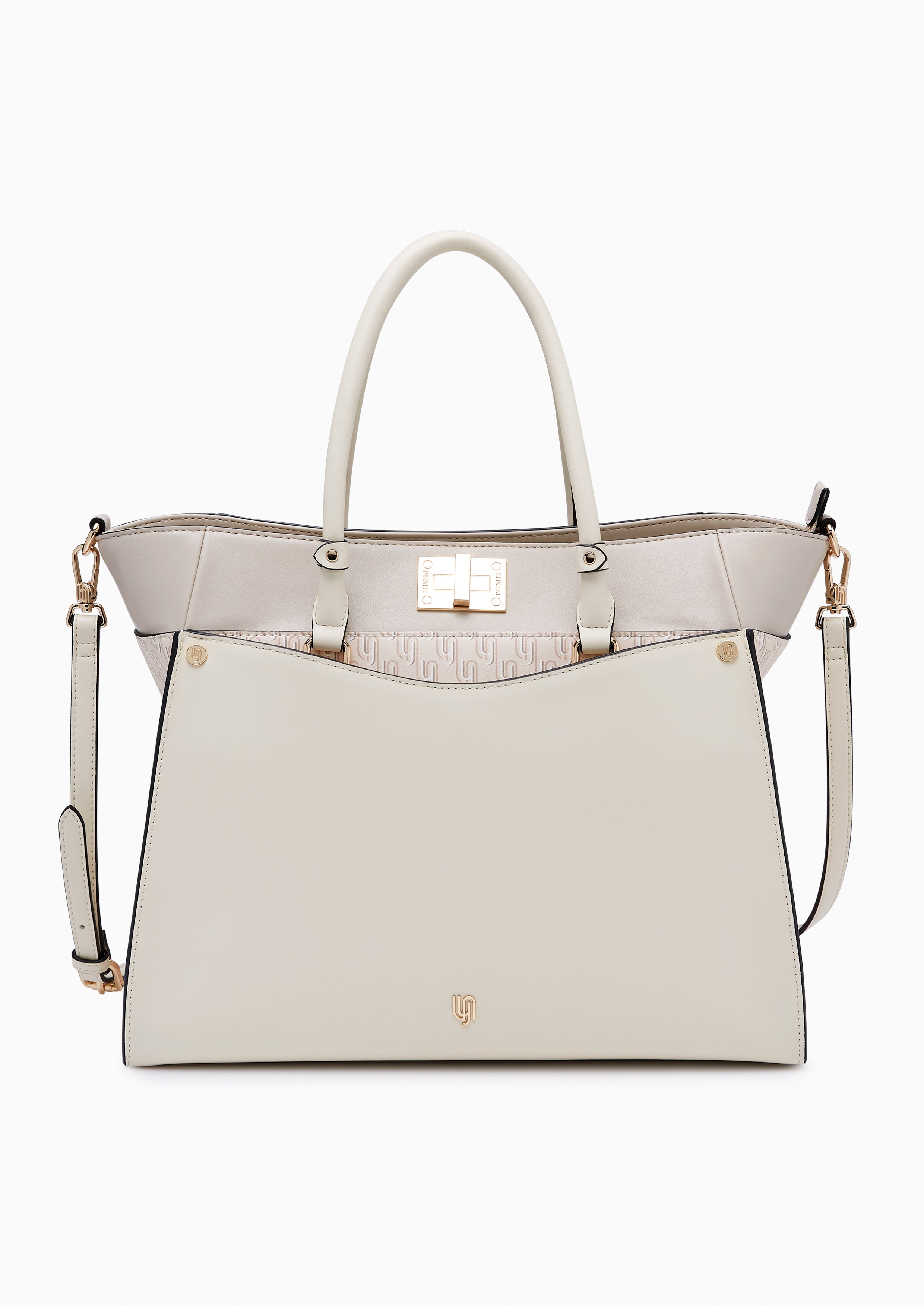 Sylvia Infinite M Tote Bag Beige