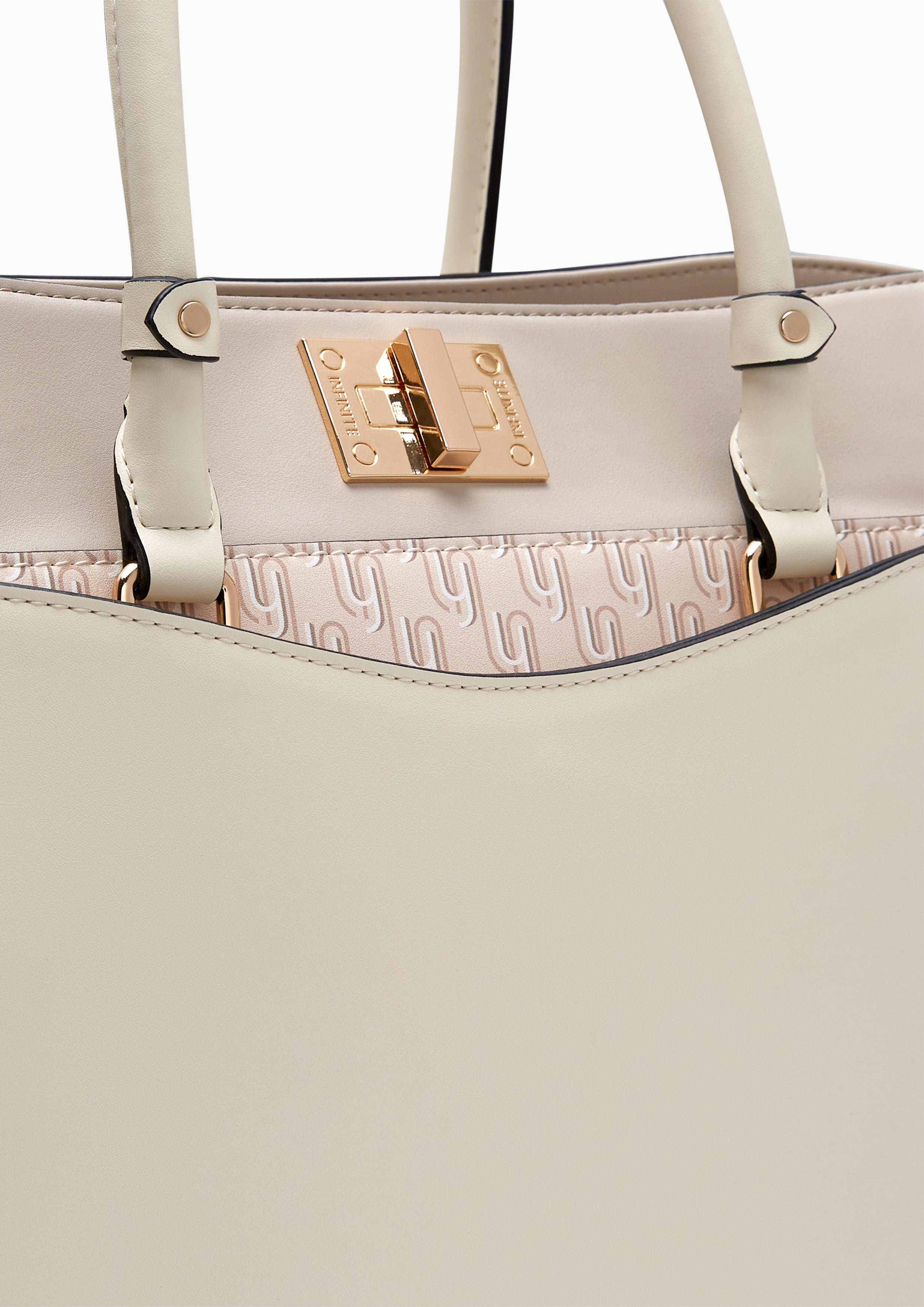 Sylvia Infinite M Tote Bag Beige