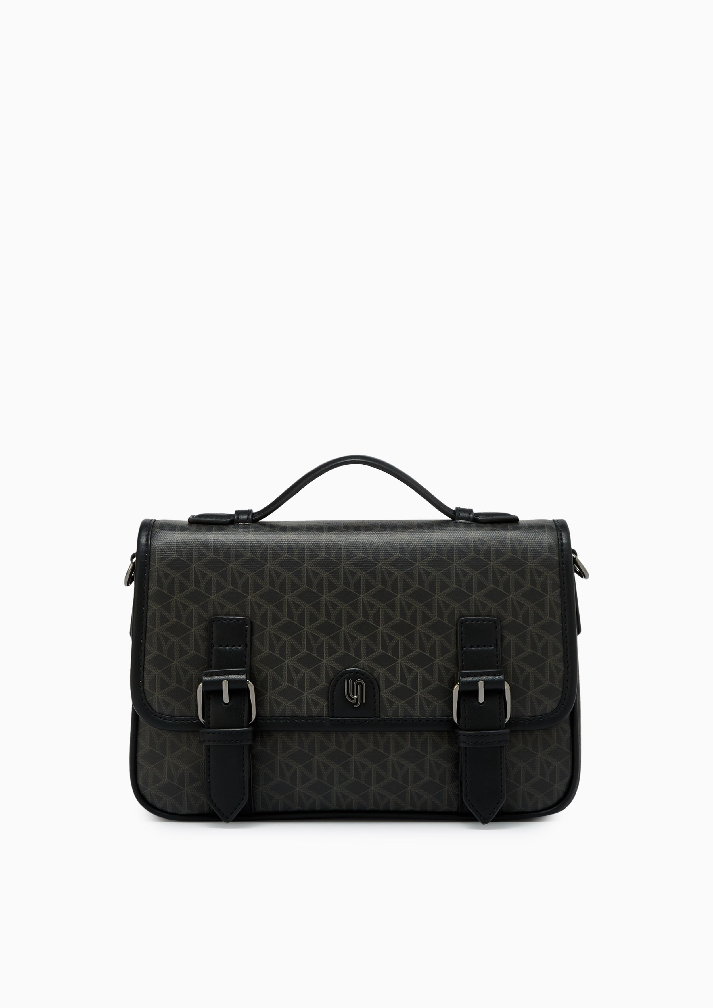 Enes Infinite Messenger Bag Printed Black